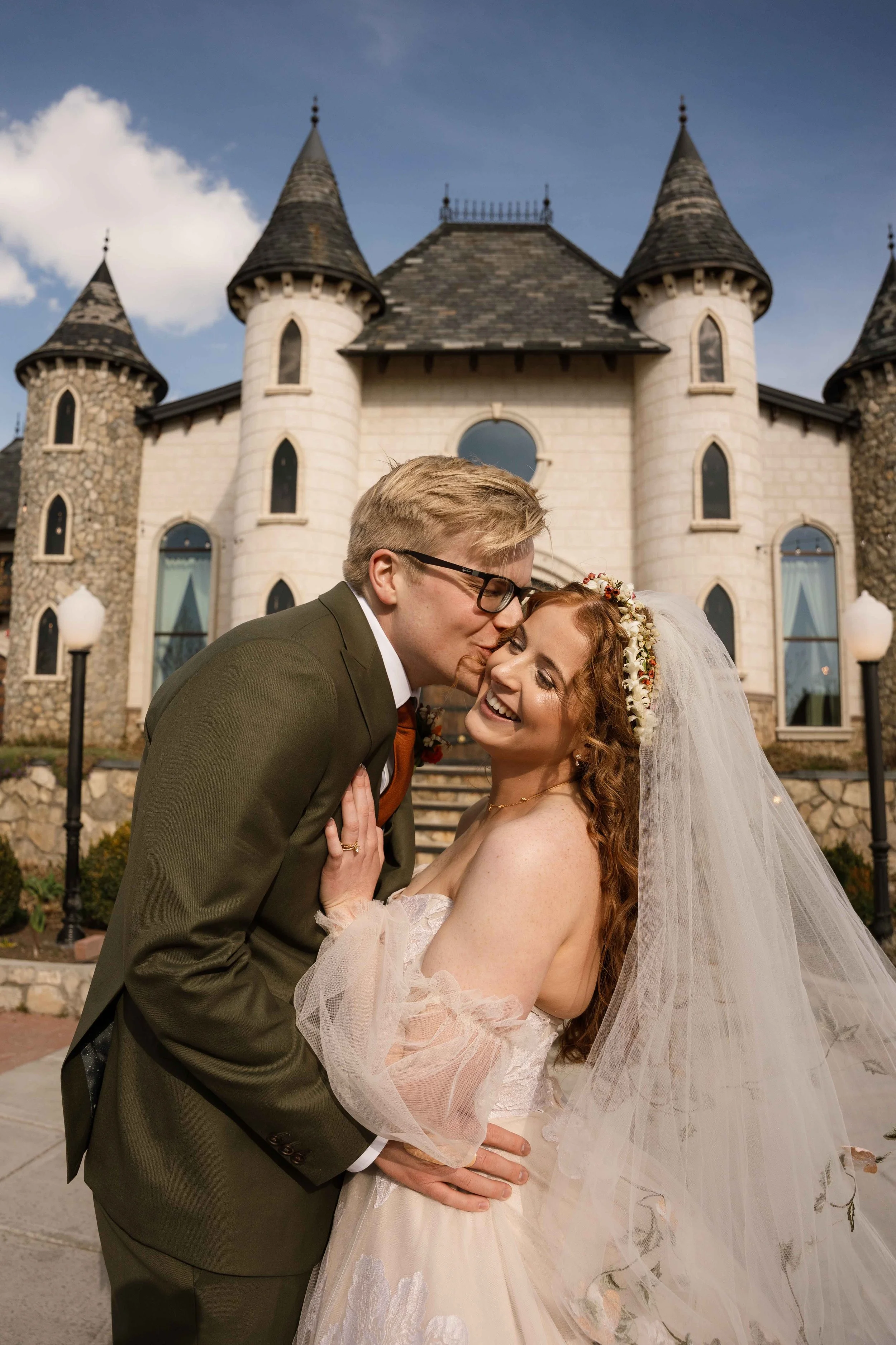 Couple Bridal Photos Wadley Farms Castle Photography