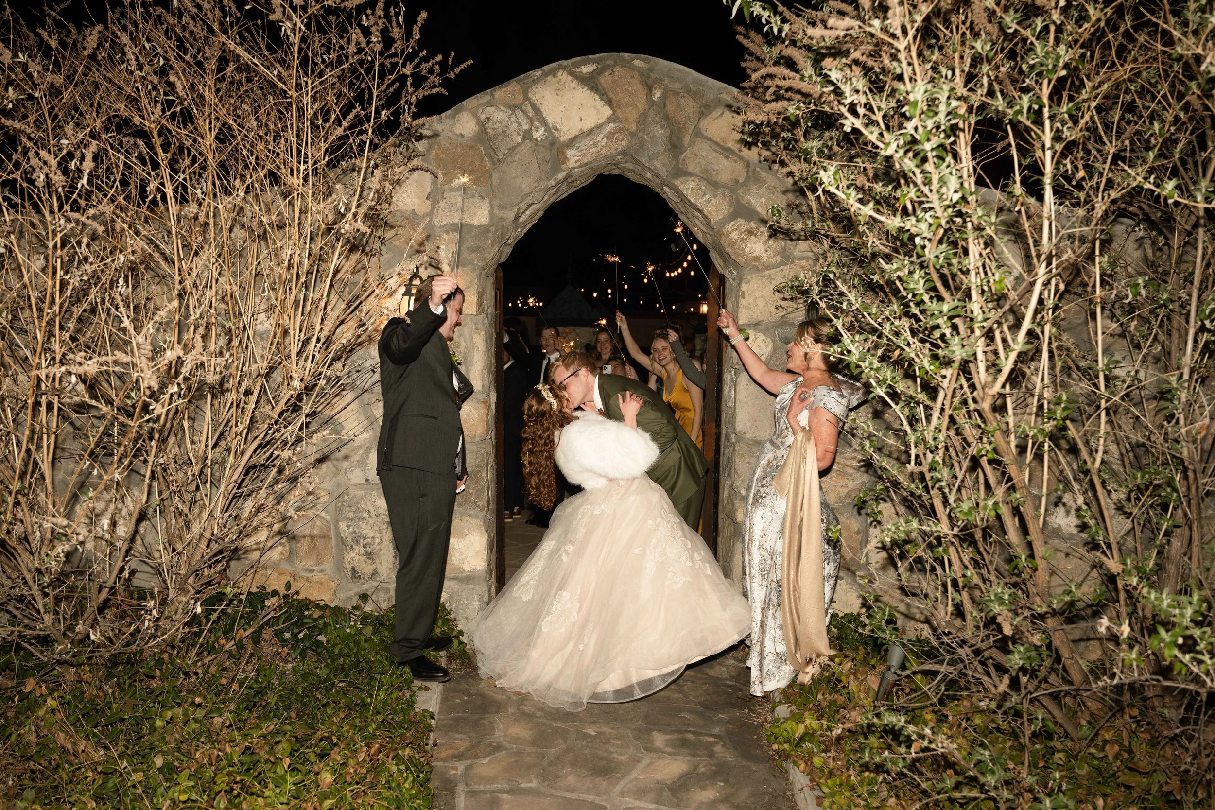 Reception Send Off Photos Wadley Farms Castle Photography