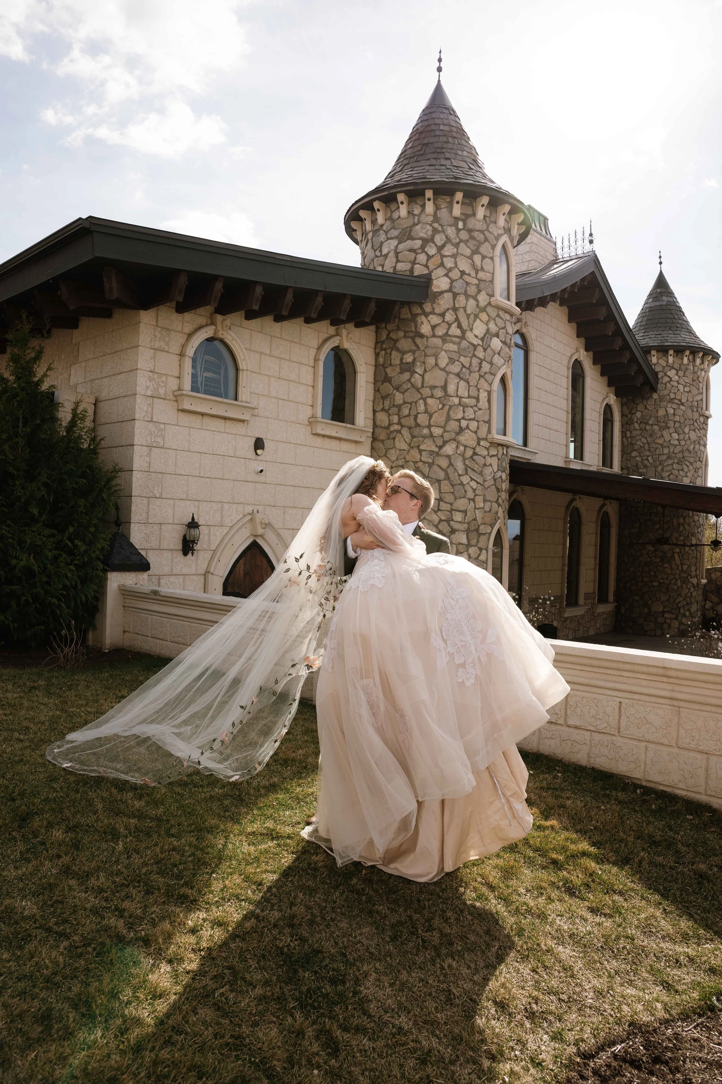 Wedding Day at Wadley Farms Castle in Lindon, Utah