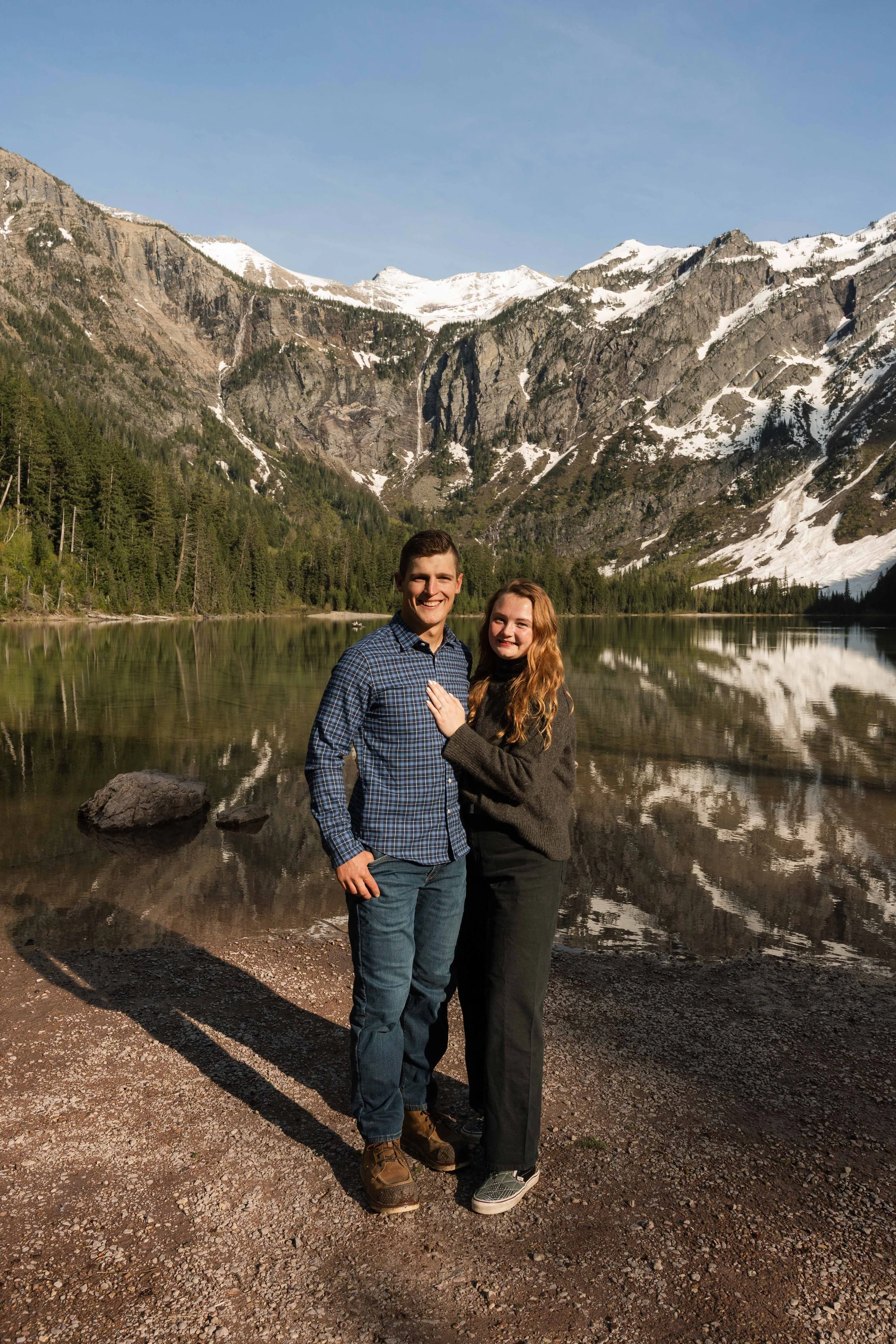Glacier National Park Montana Engagement &amp; Proposal Photography