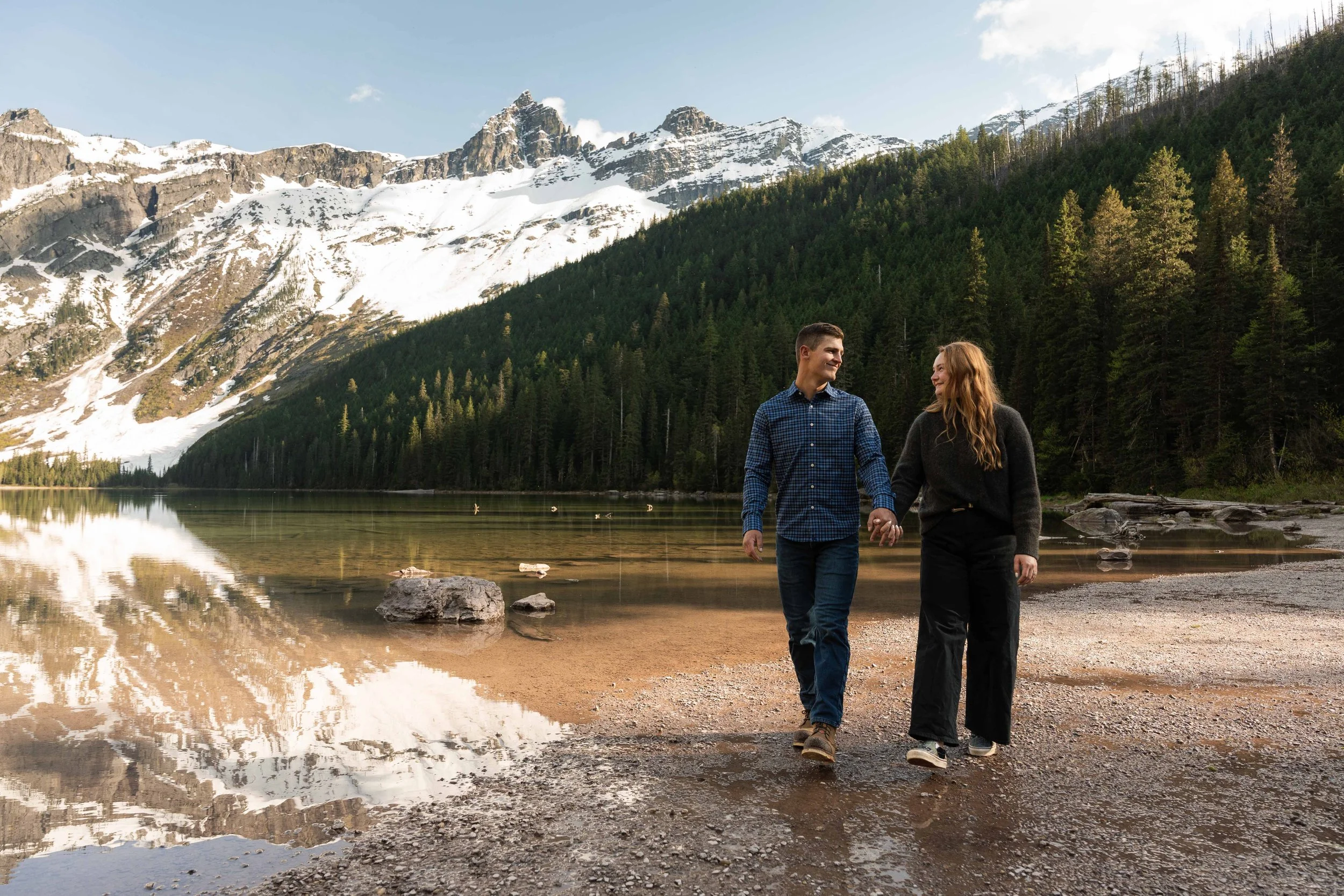 Glacier National Park Montana Engagement & Proposal Photography