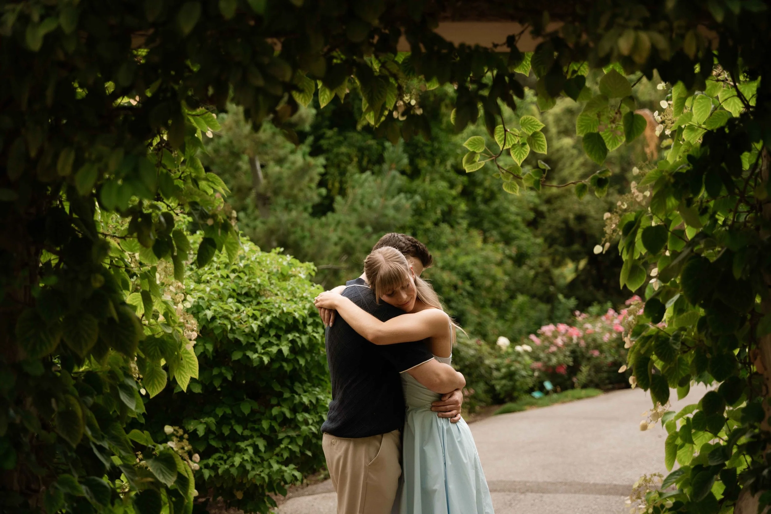 Red Butte Garden, Utah Engagement Photography