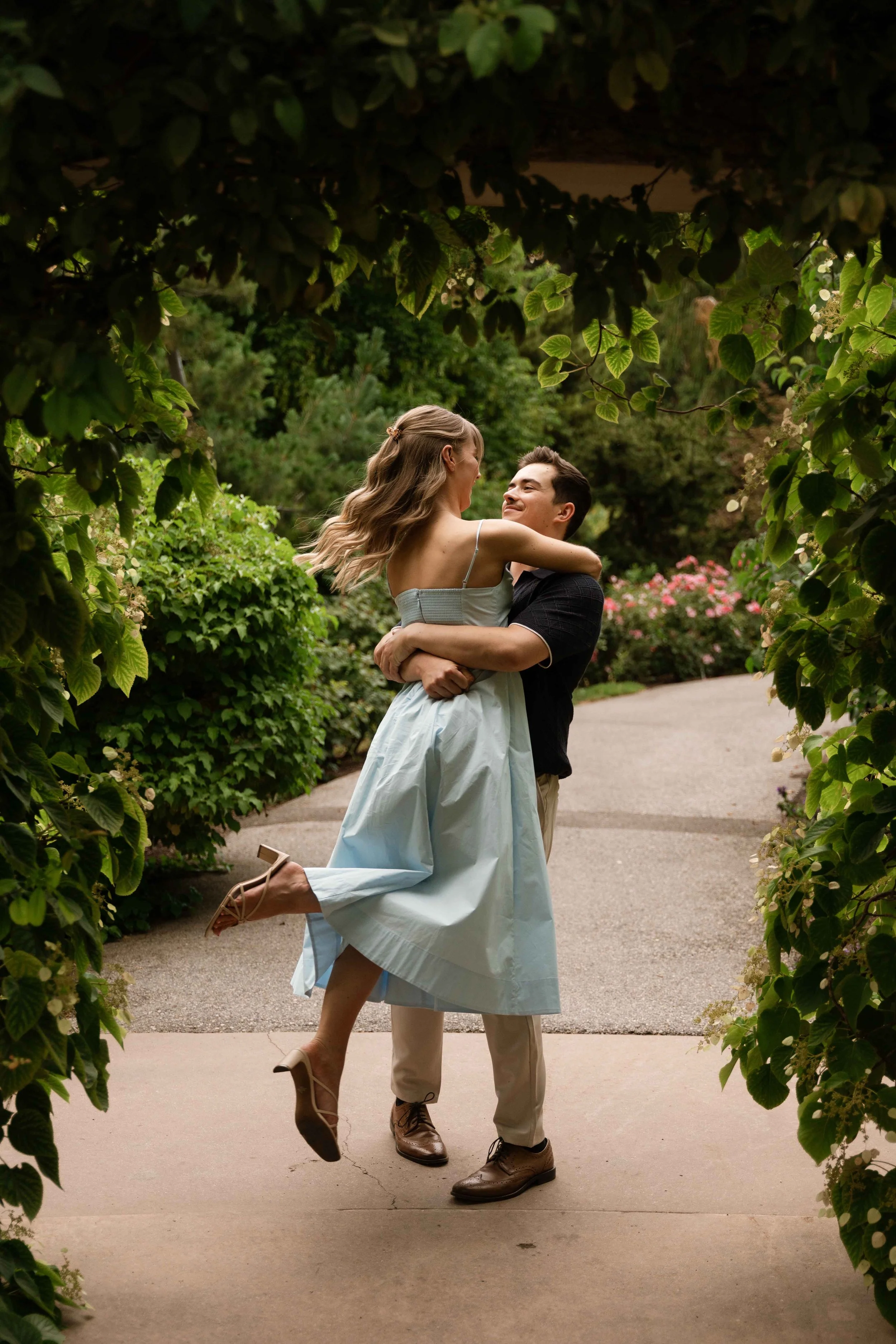Red Butte Garden, Utah Engagement Photography