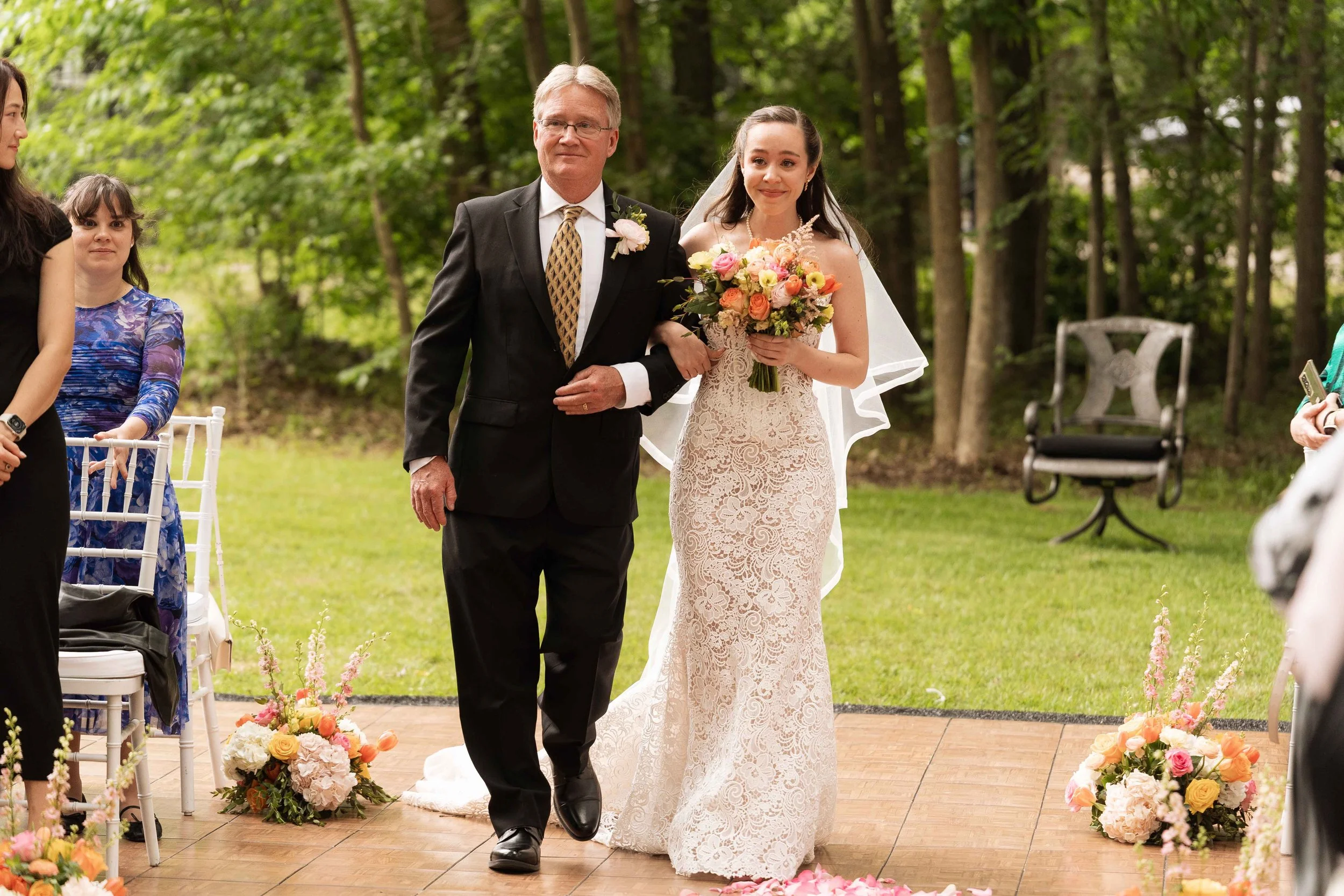 Dallas Texas Backyard Wedding Day Photography