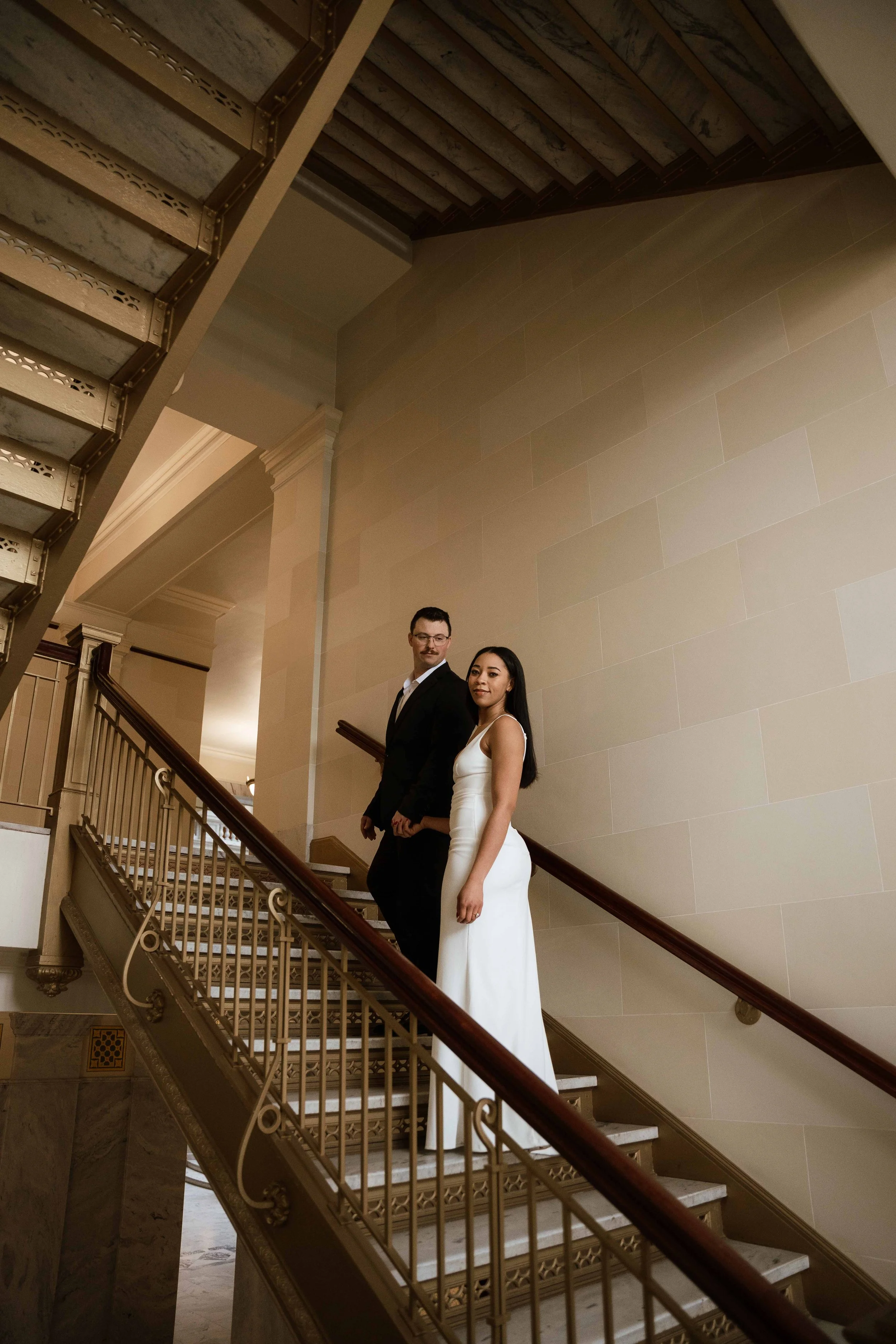 Utah State Capitol Engagement Photography Session