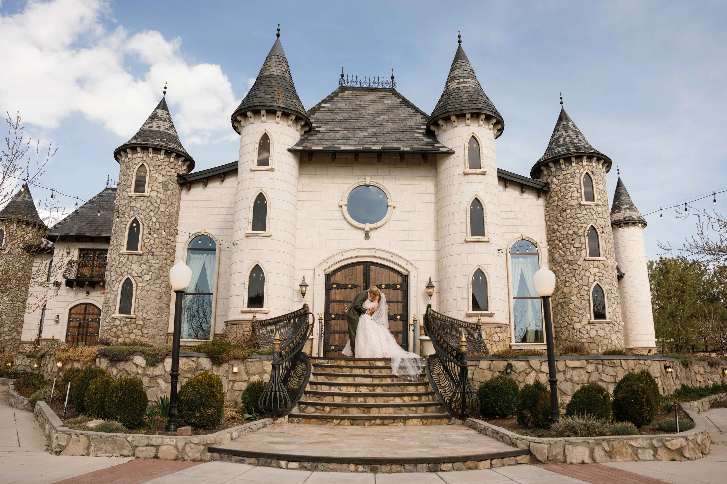 Couple Bridal Photos Wadley Farms Castle Photography