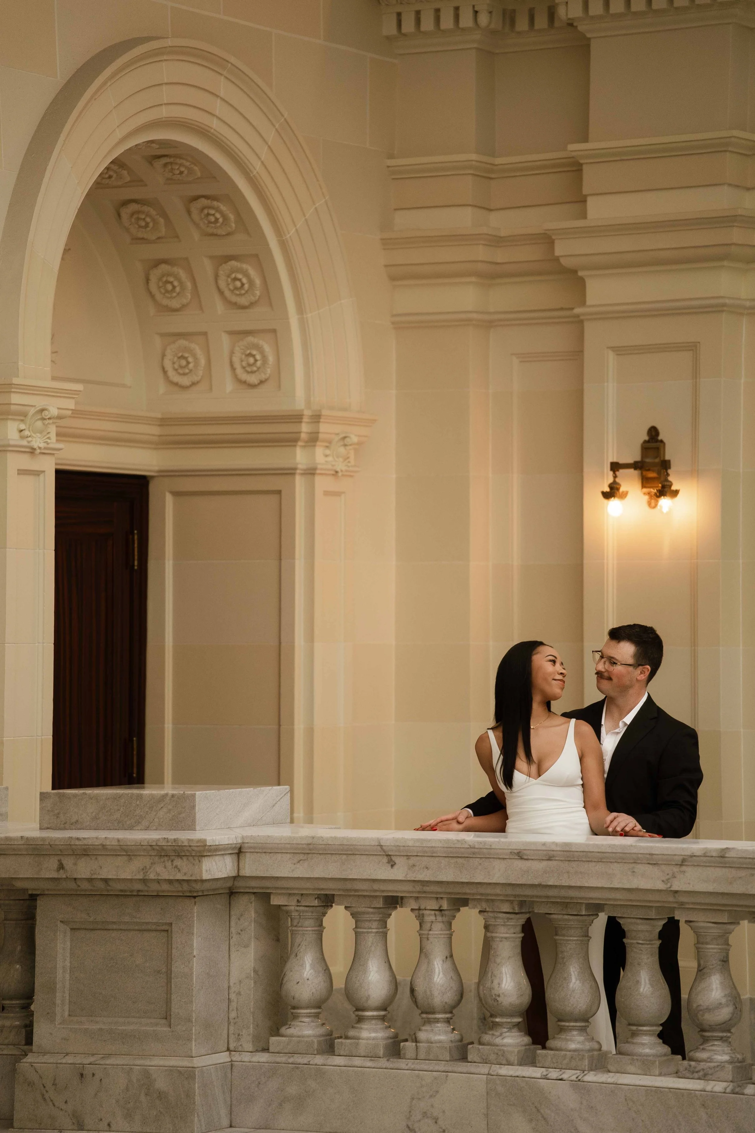 Utah State Capitol Engagement Photography Session