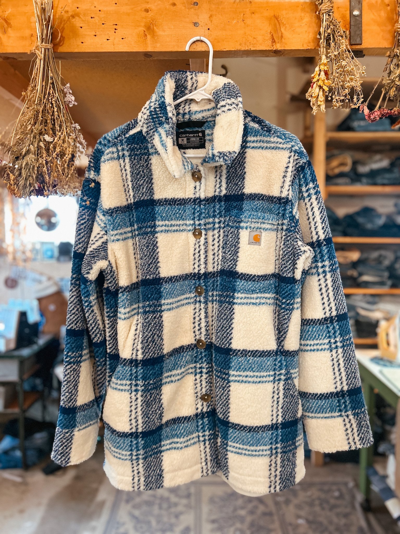 Carhartt Loose Fit Fleece Coat | Medium