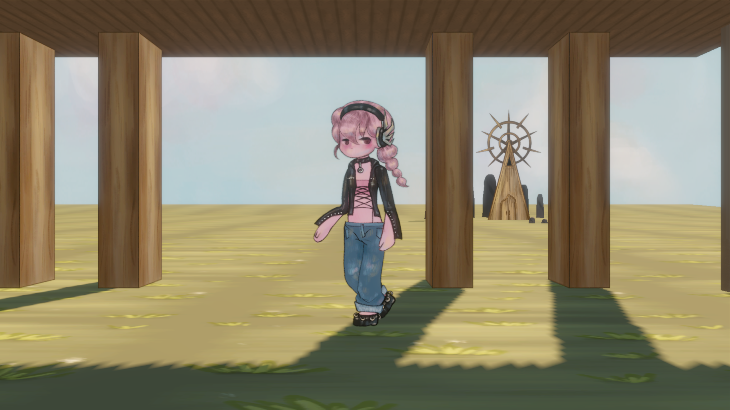 A gameplay transition.