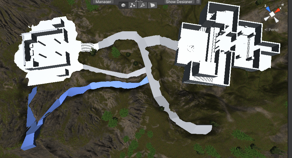 Yin-Realm Pt.5) After a round of feedback to our artist, a new layout for the Yin-Realm is delivered.