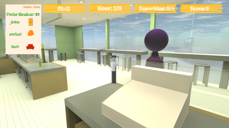 Gameplay still of the core gameplay loop.