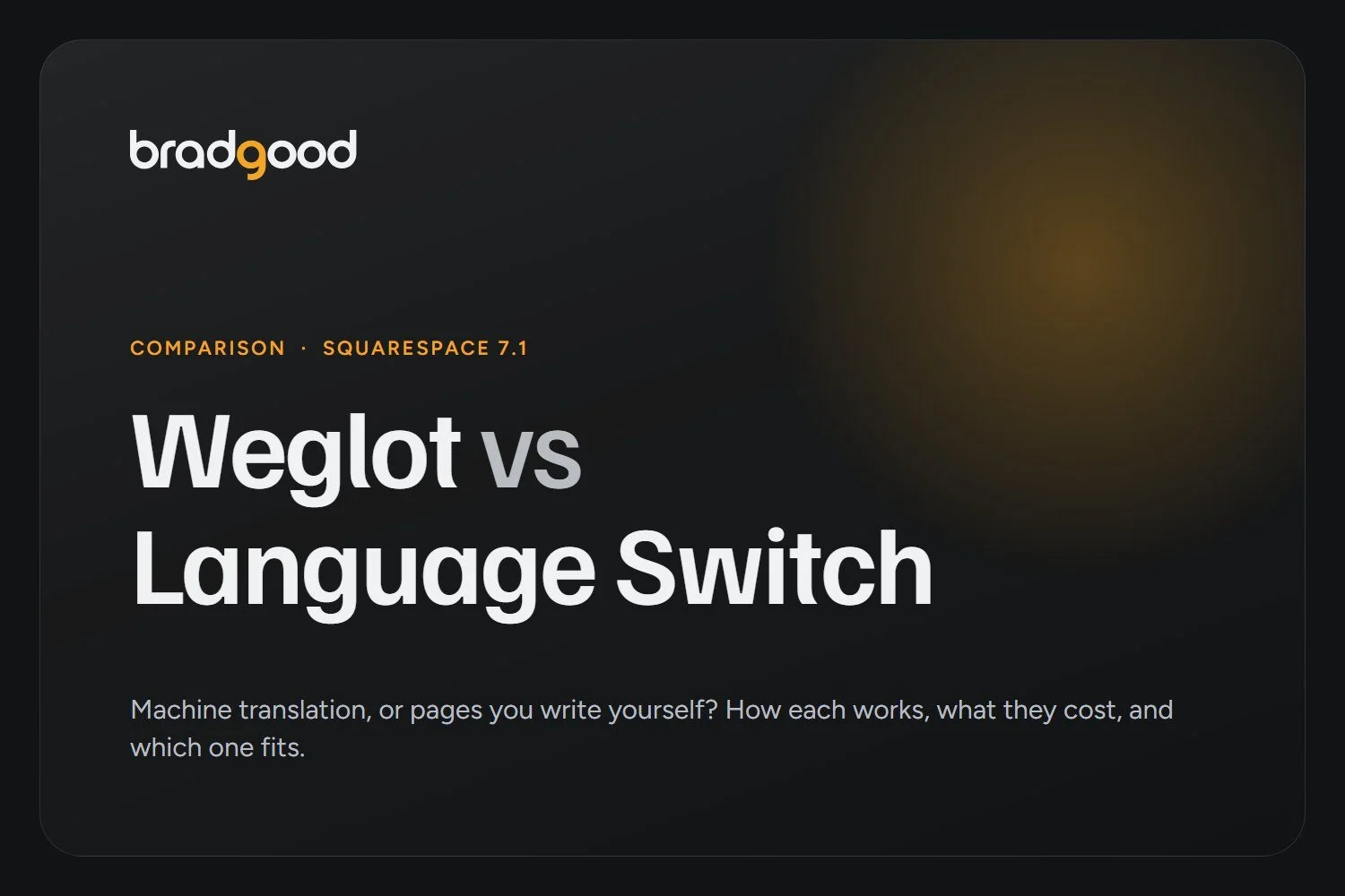 Weglot vs Language Switch for Squarespace: which one do you need?