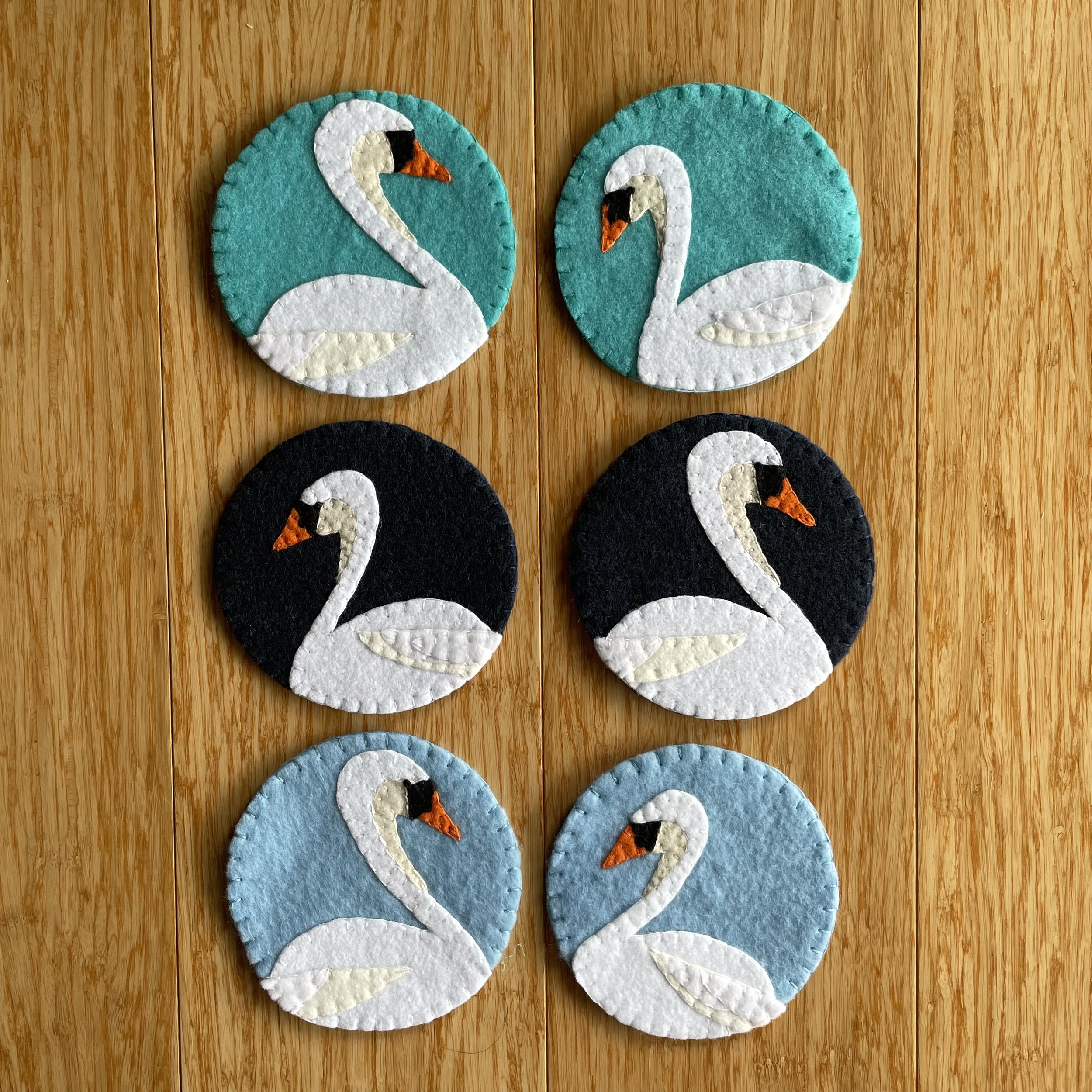 Swan Coasters