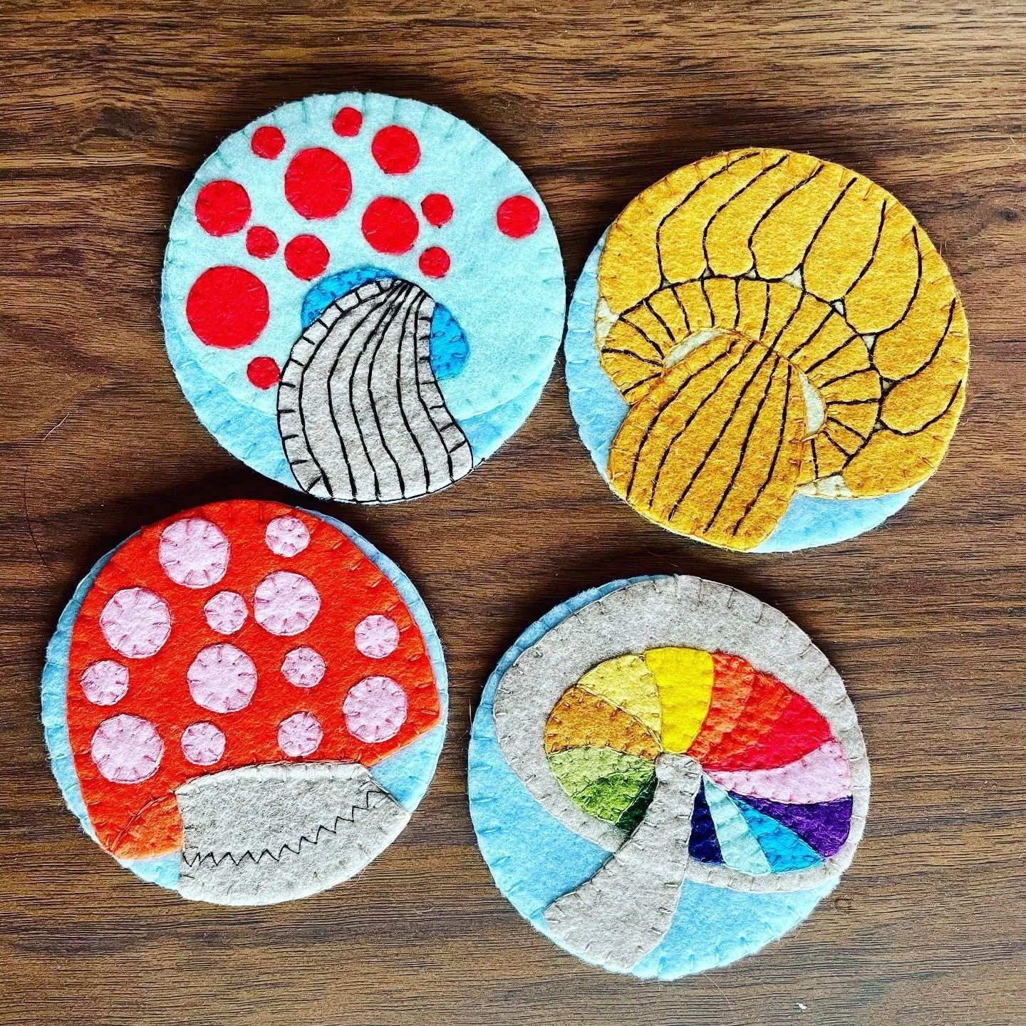 Mushroom Coasters
