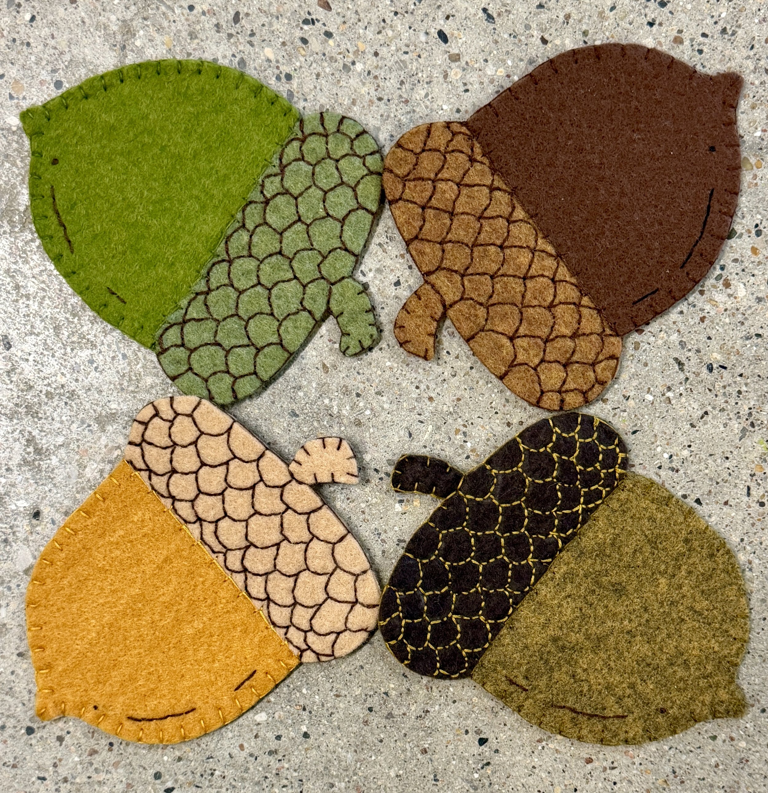 Acorn Coasters