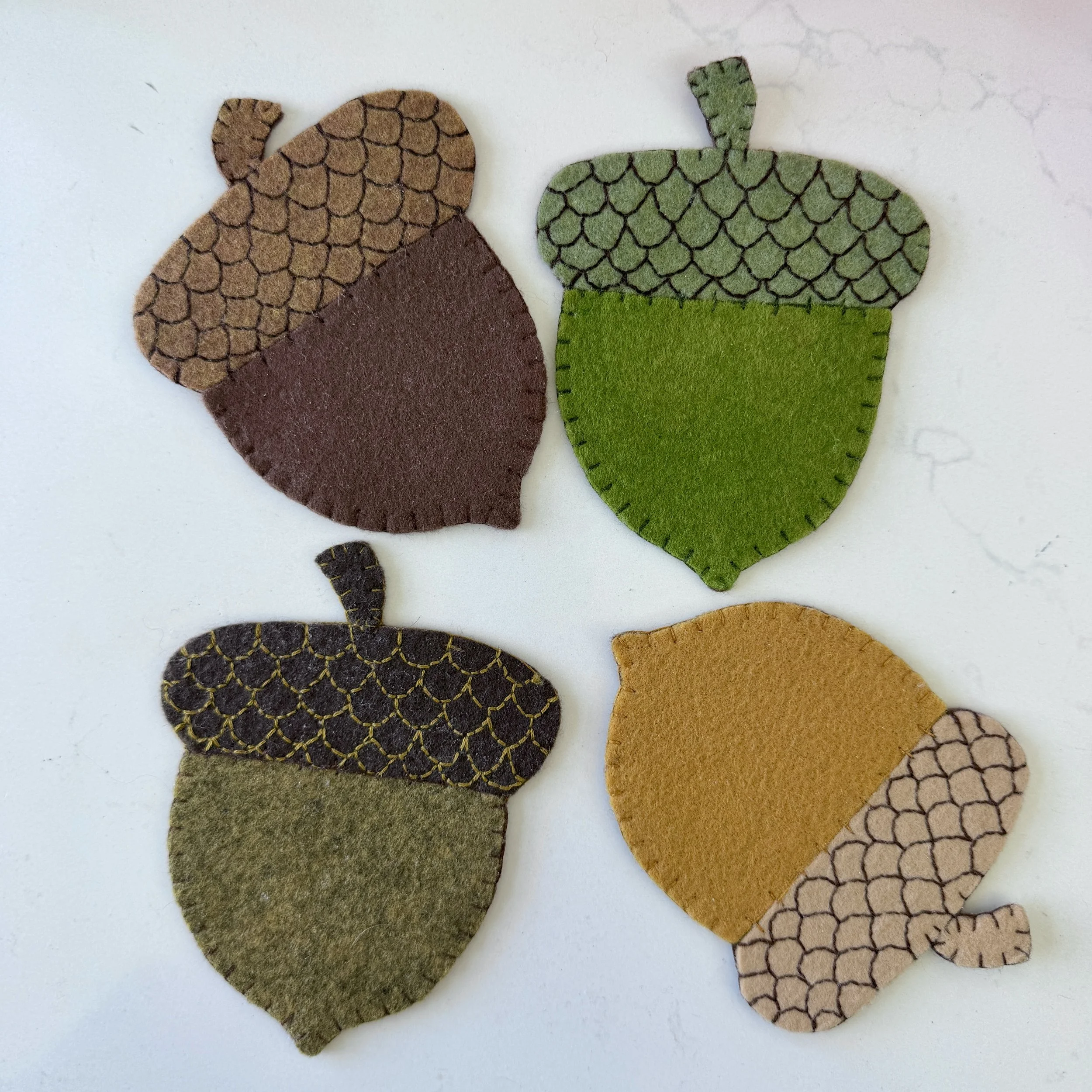 Acorn Coasters