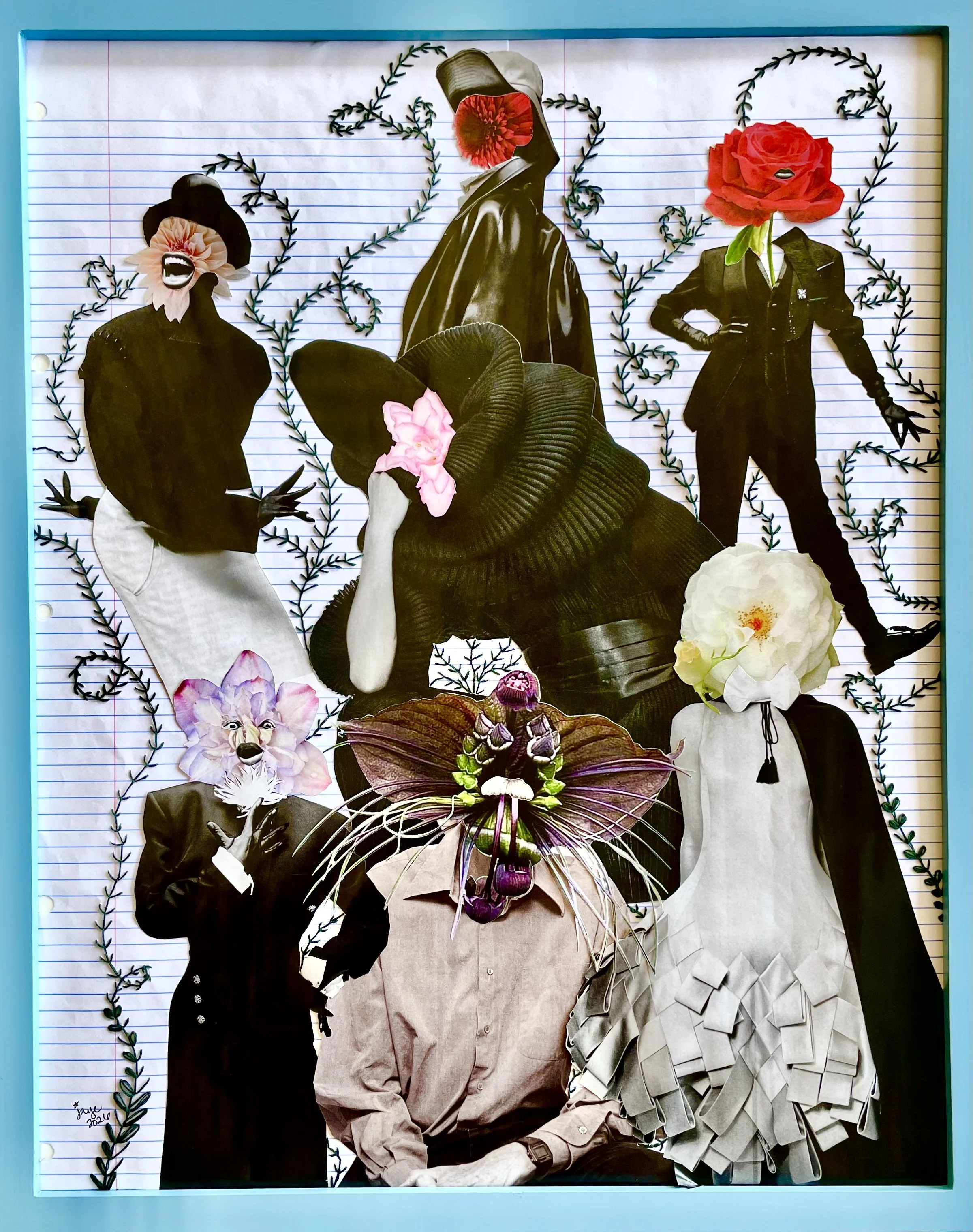 "Tendril" Analog Collage