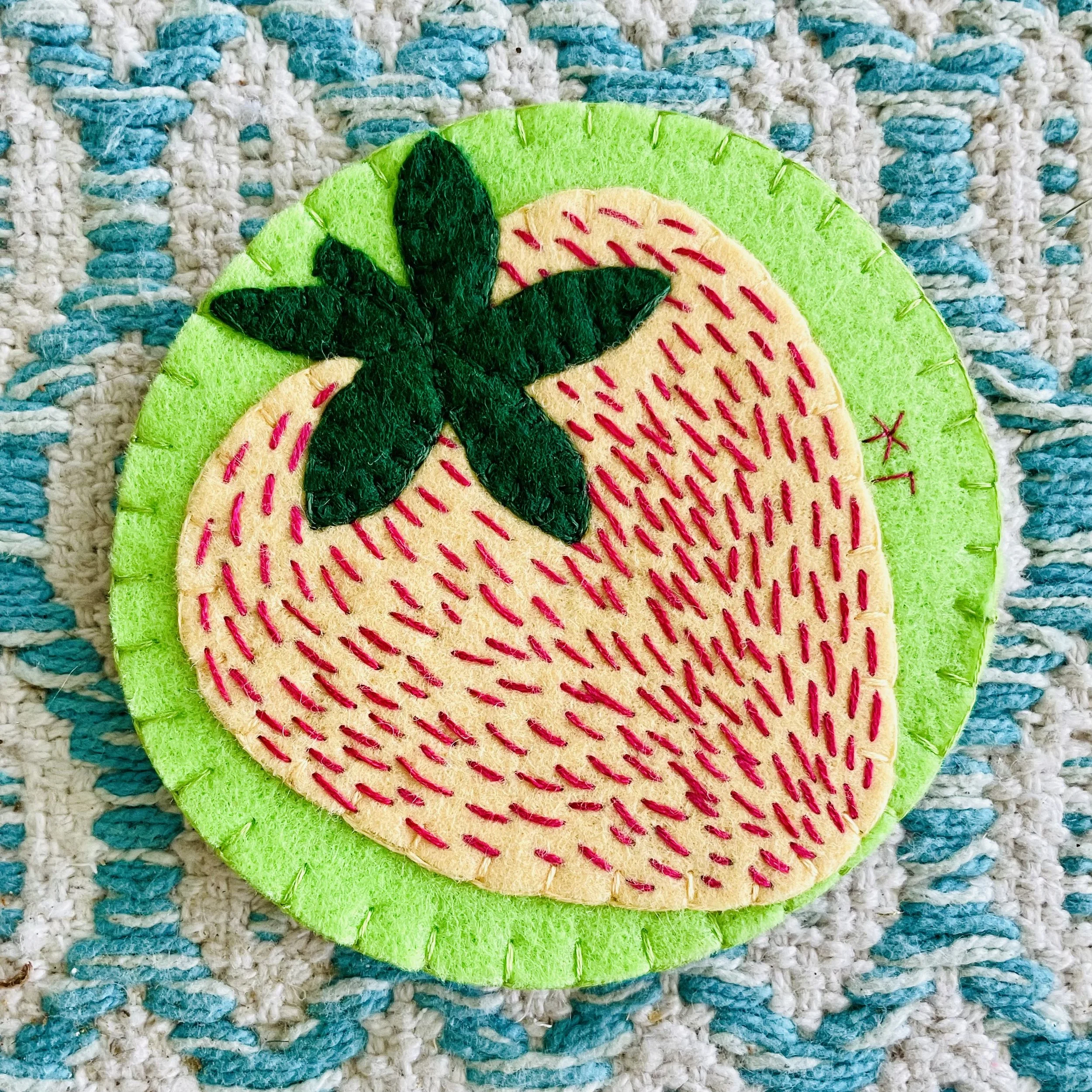 Strawberry Coasters