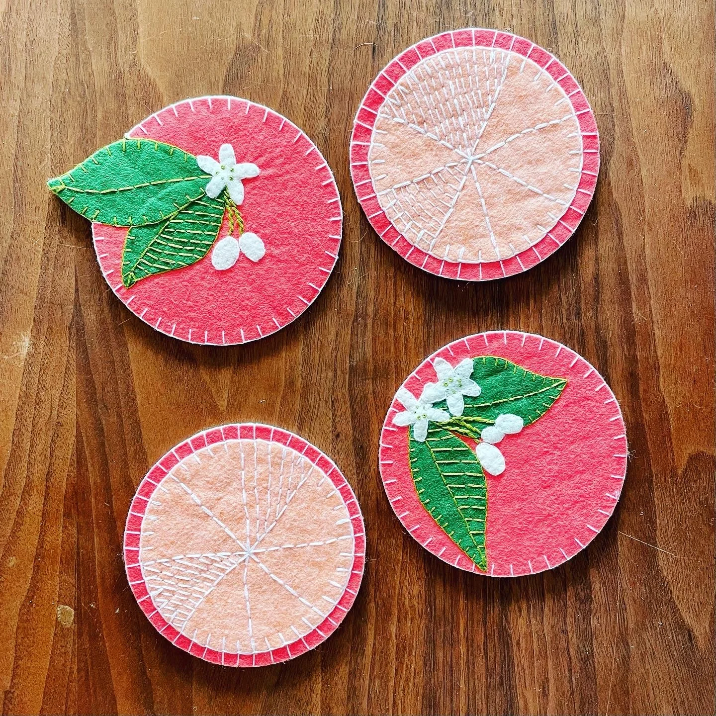 Orange Coasters