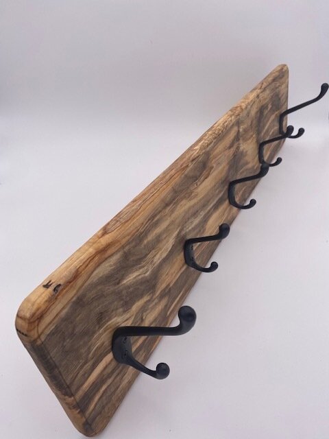 Spalted Maple Coat Hanger