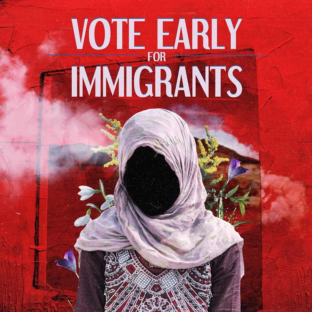  Art by Amanda Leigh (IG: @leigh.corbett) for The Center for Cultural Power’s Bring the Movement to the Ballot Box campaign. 