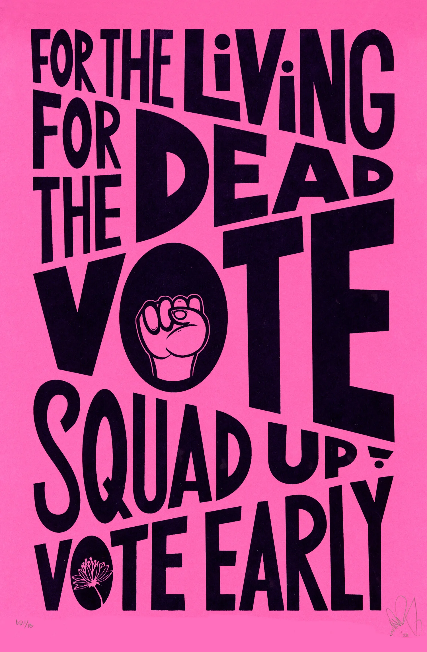    Vote For The Dead   | Favianna Rodriguez (IG: @Favianna1) | Inspired by Culture Surge 
