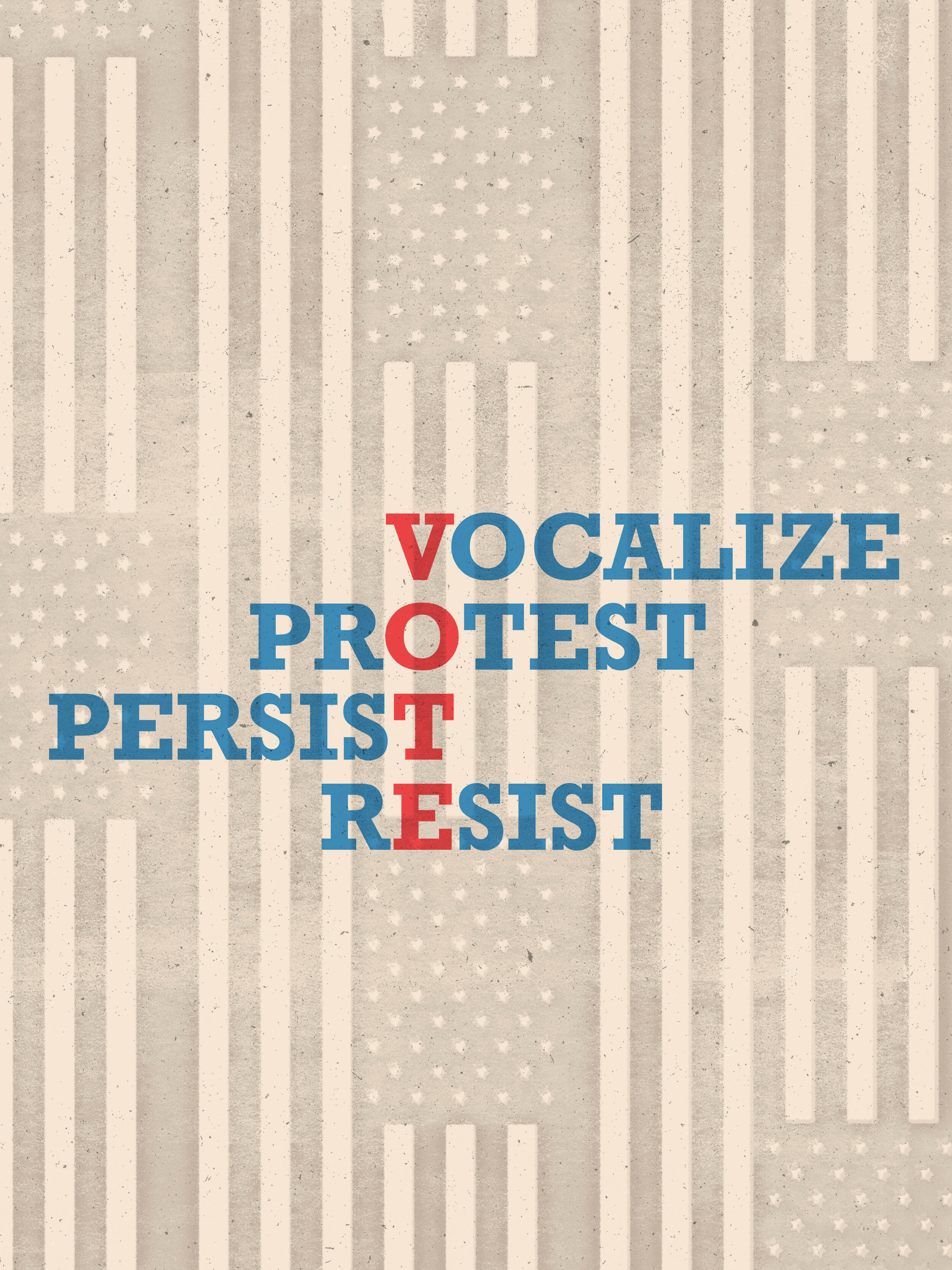  Art by Amanda Sanchez for Amplifier’s Power to the Polls 