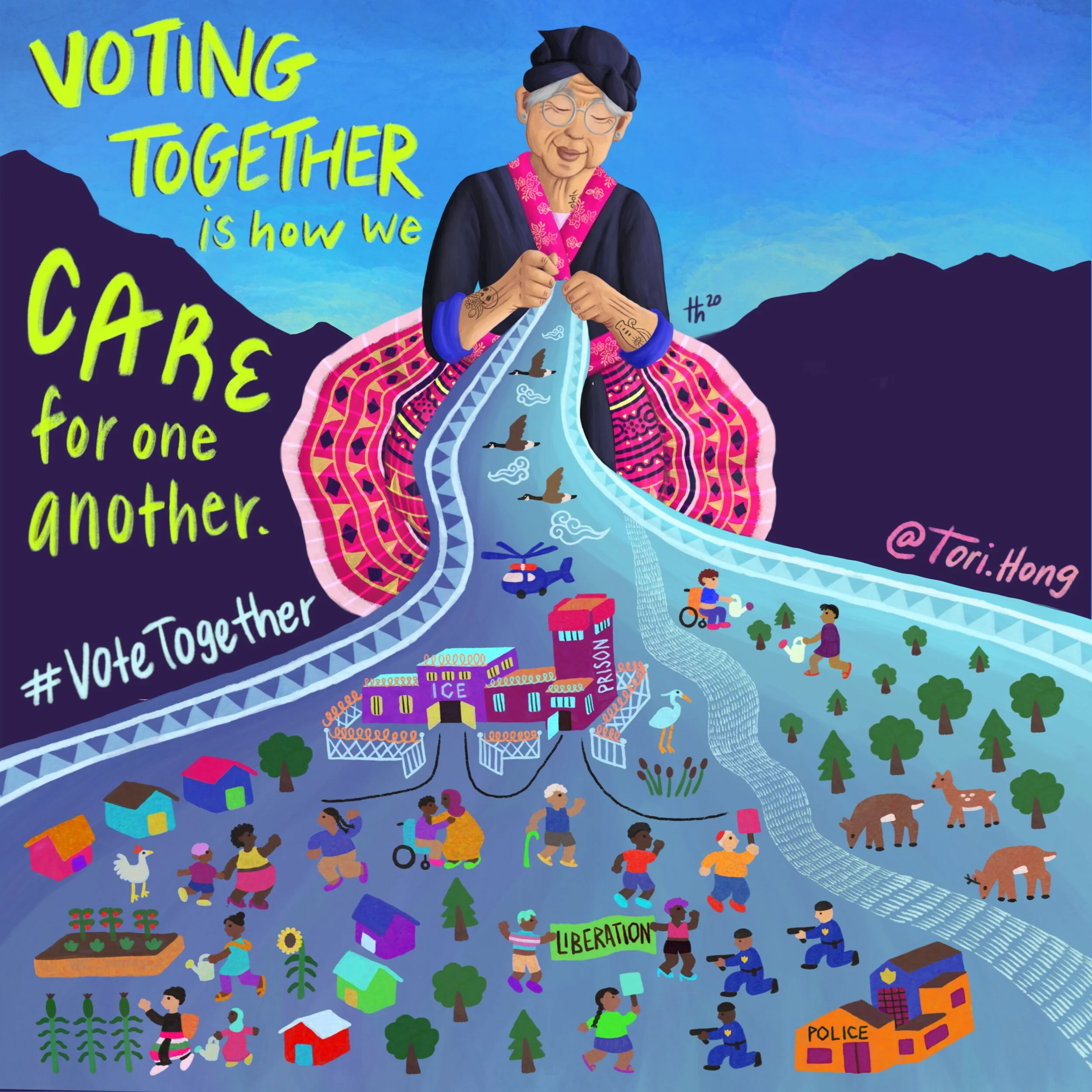   Abolitionist Elder   | Tori Hong for the AAPI Civic Engagement Fund 
