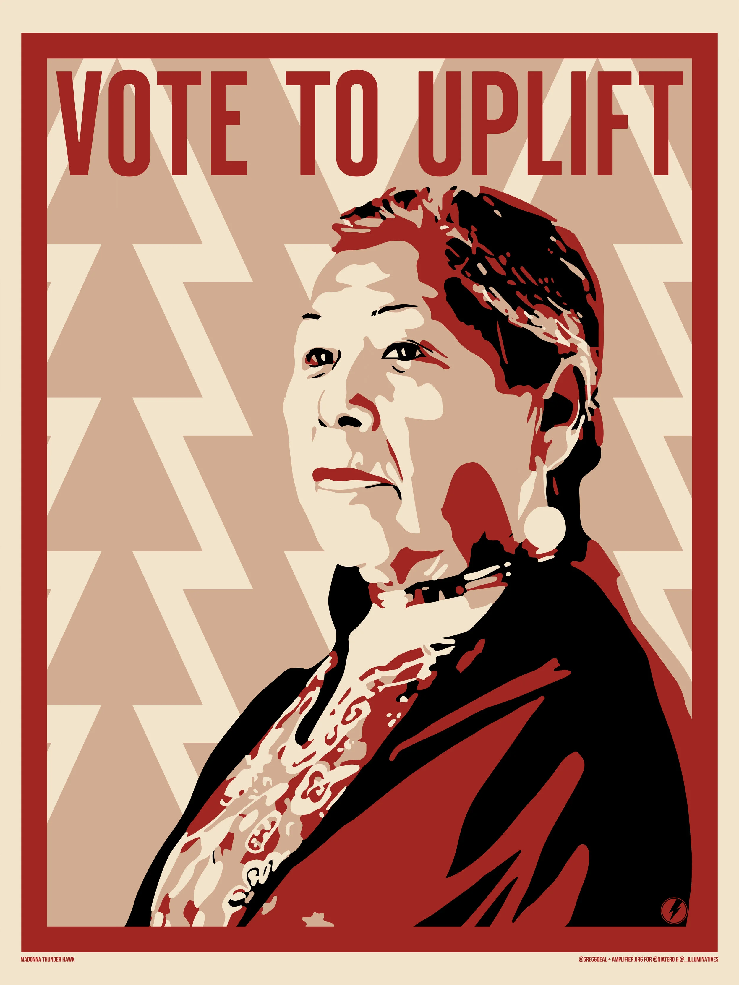    Madonna Thunder Hawk   | Gregg Deal | Commissioned by Amplifier Art 