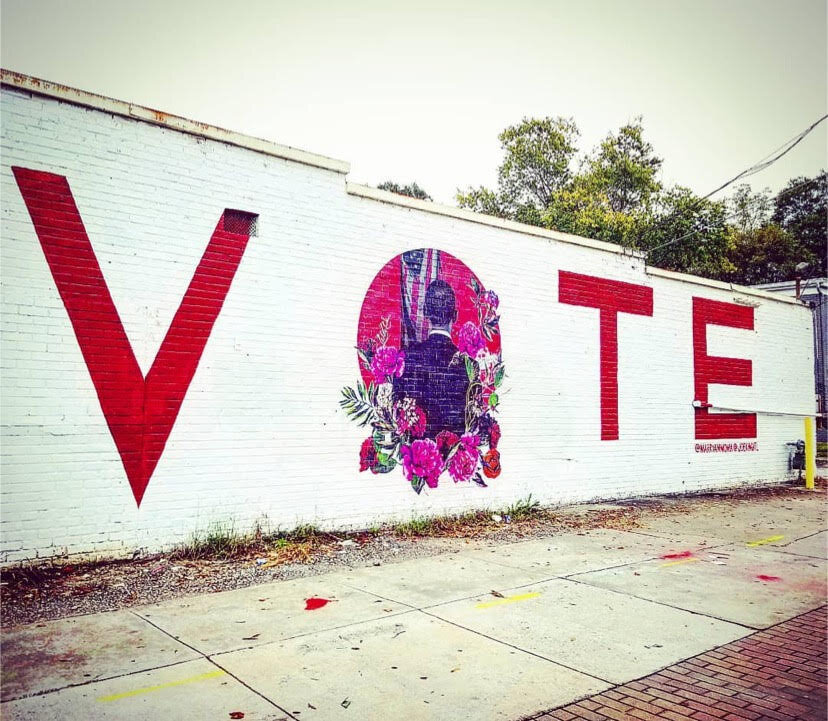  Wheat paste murals by Joseph Dreher (IG: @joekingatl) | Commissioned by Culture Surge 