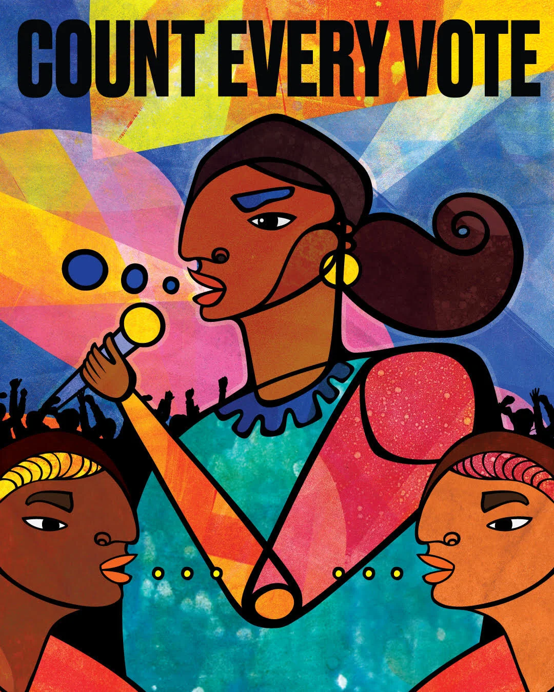    Count Every Vote   | Favianna Rodriguez (IG: @Favianna1) | Inspired by Culture Surge 