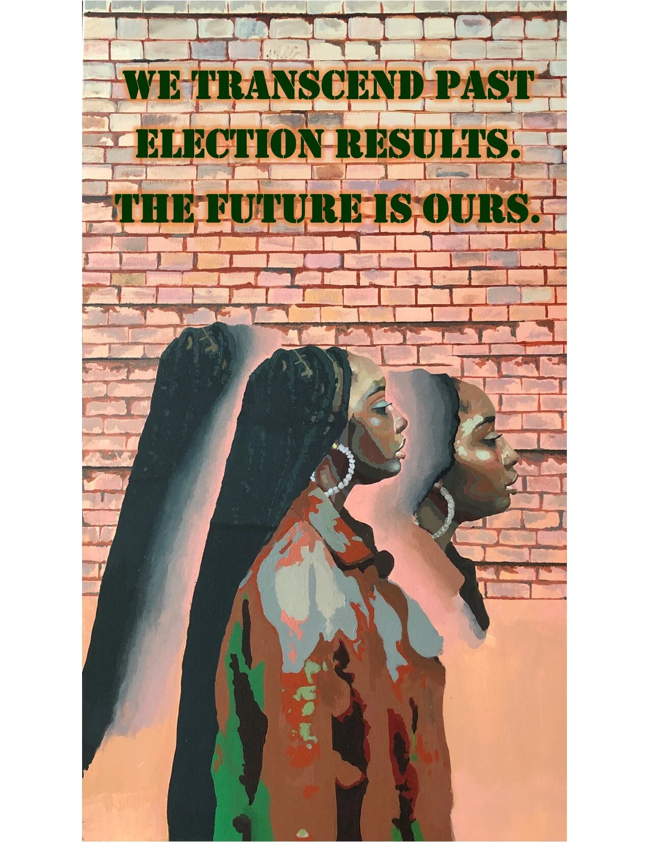    We Transcend    | Grace Manga (@gracemangaink) | Wheat Paste Commissioned by Culture Surge 