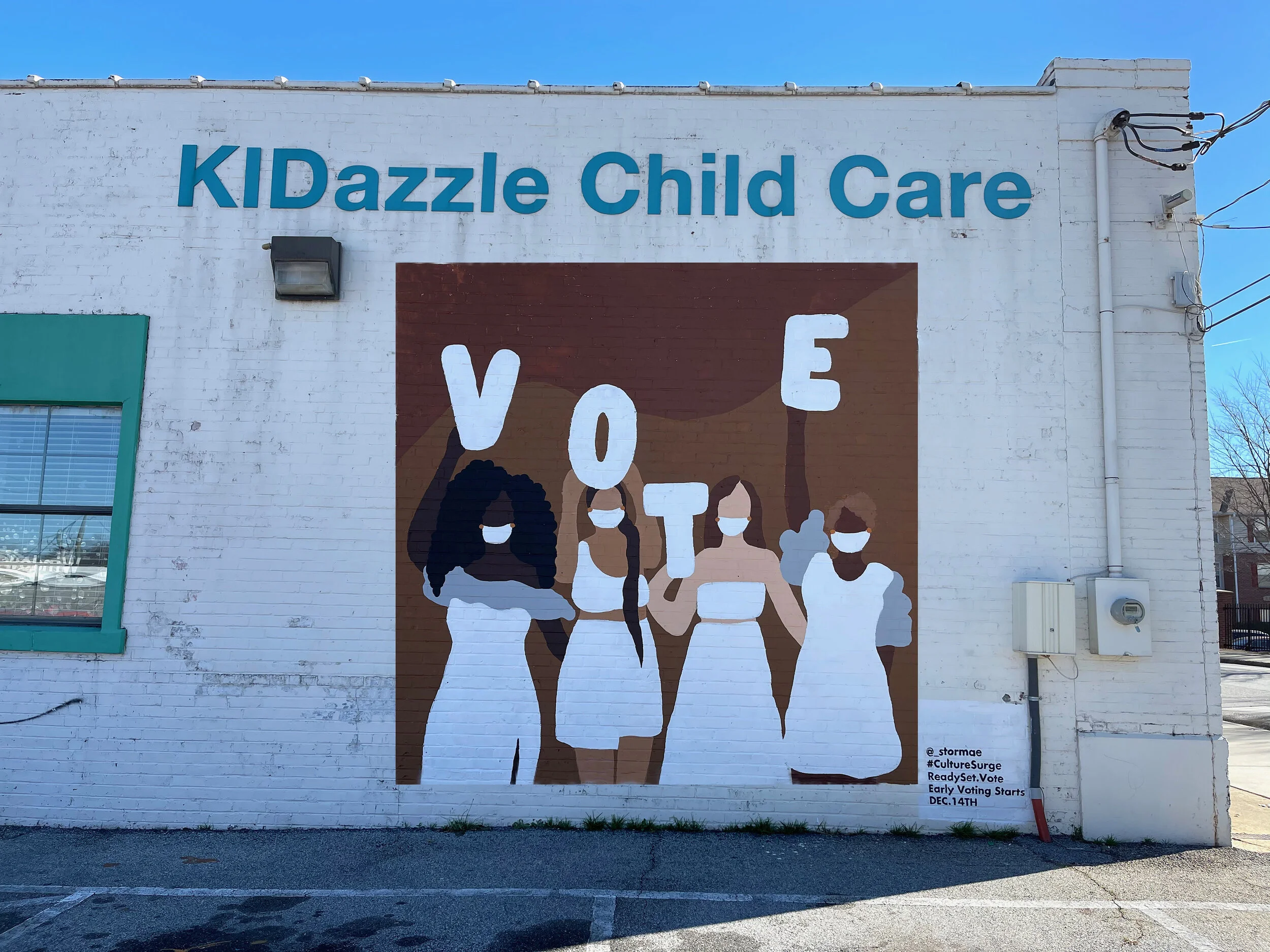  Mural designed by Stormy Nesbit (IG: @_stormae); painted by Branded Arts | Commissioned by Culture Surge 