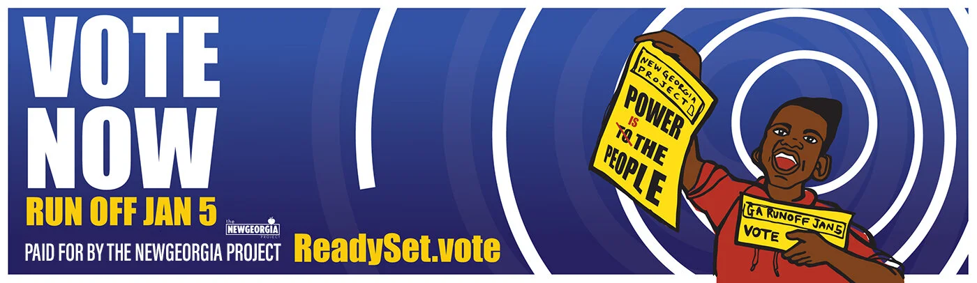  Billboard designed by Dr. Fahamou Pecou | Commissioned by The New Georgia Project 