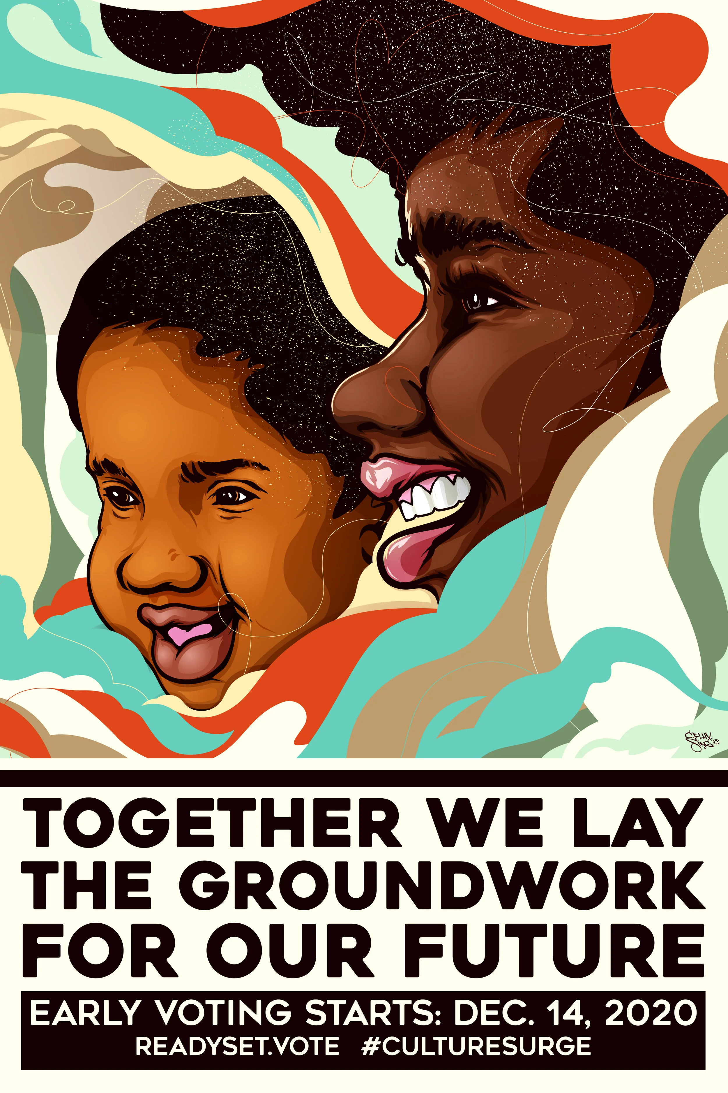  Poster by Craig Singleton (IG: @cfluxsing) | Commissioned by Culture Surge 