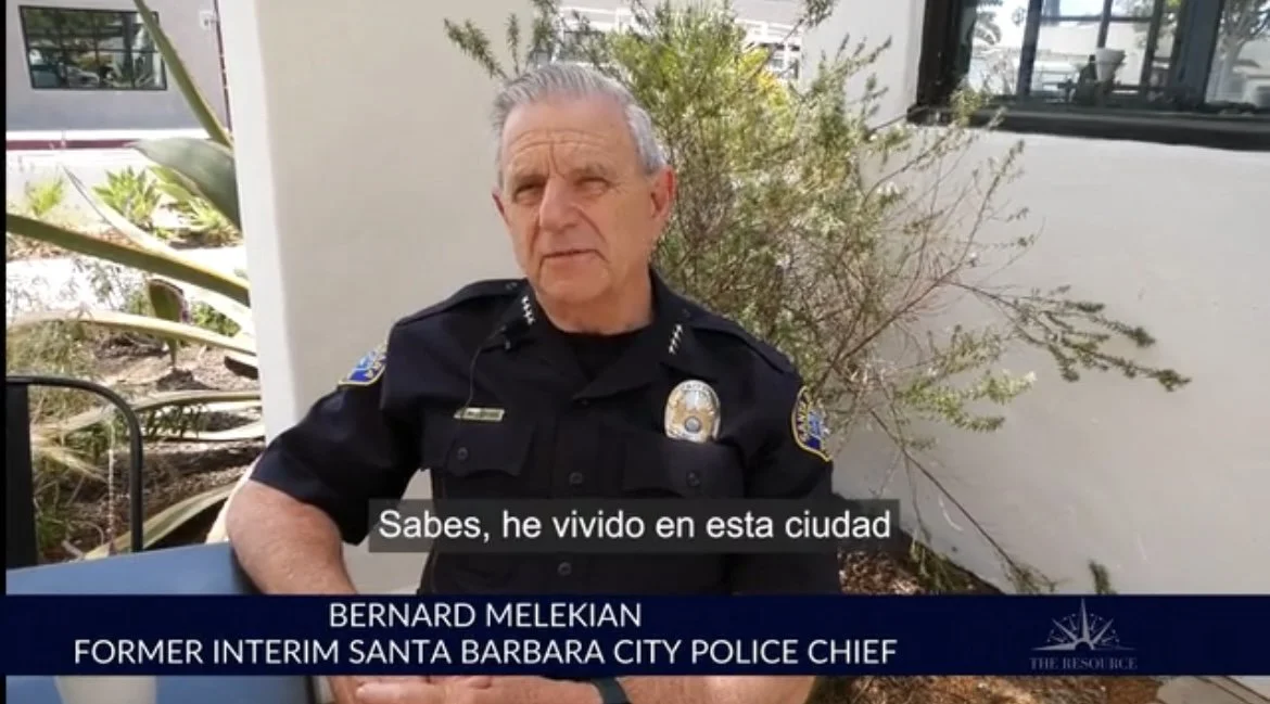 Barney Melekian se retiró de su puesto como Jefede Policía de Santa Bárbara el Viernes.