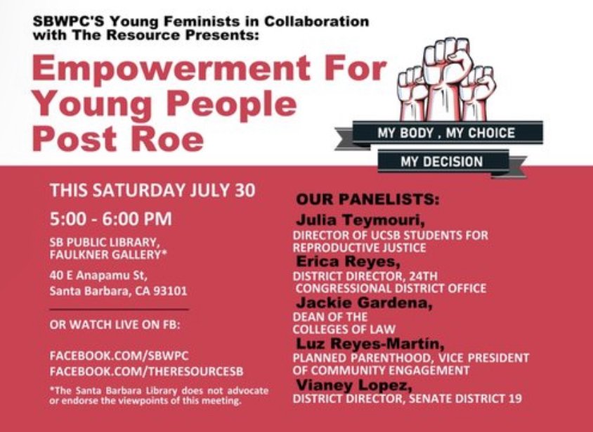 Empoderamiento para Jóvenes Posterior a Roe