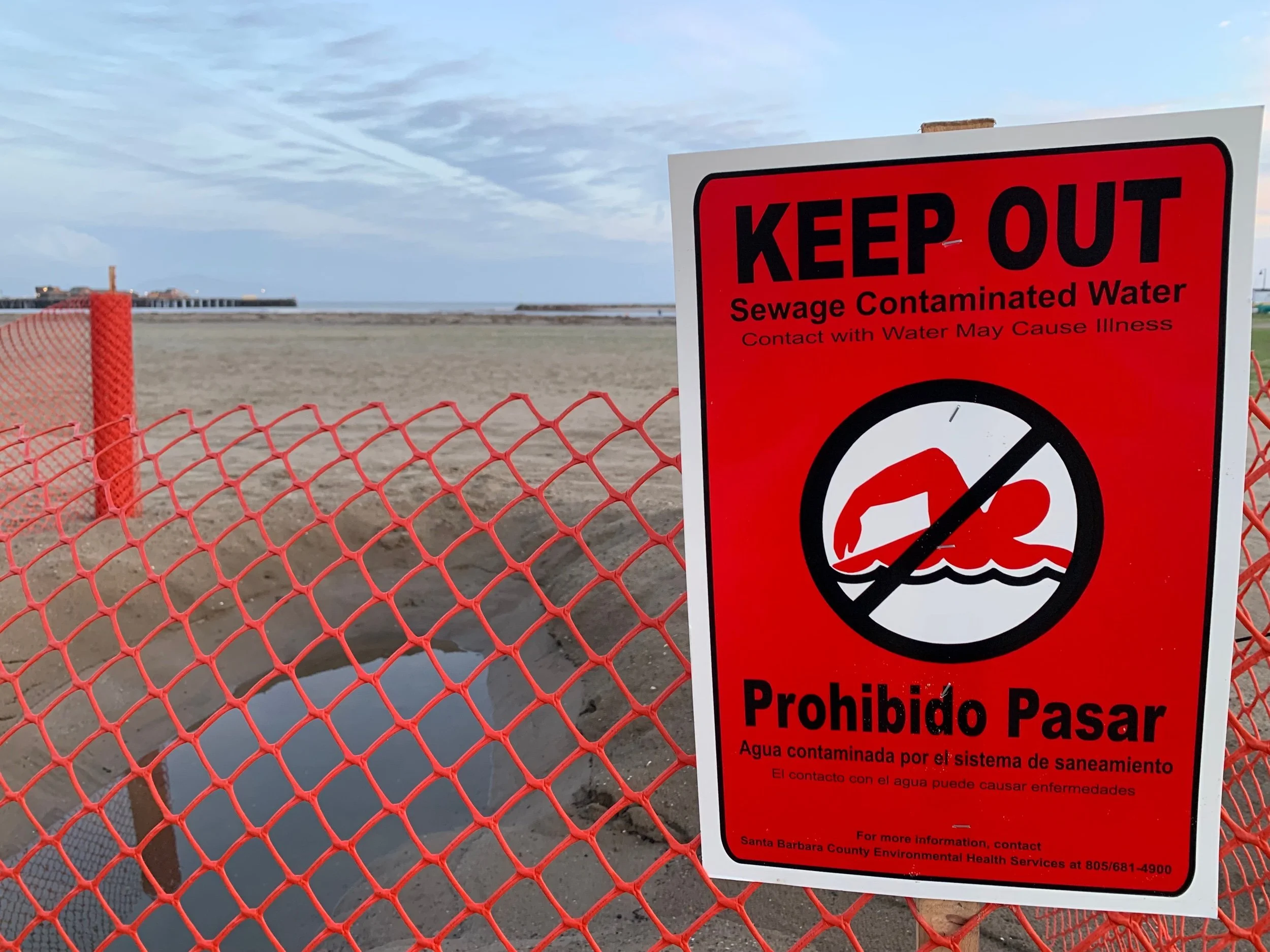 Ocean Water Quality: Sewage Contamination Due to Santa Barbara's Tumultuous Rainstorm
