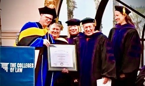 COLLEGES OF LAW CONFERRED AN HONORARY DEGREE UPON ERWIN CHEMERINSKY: DEAN OF UC BERKELEY LAW SCHOOL