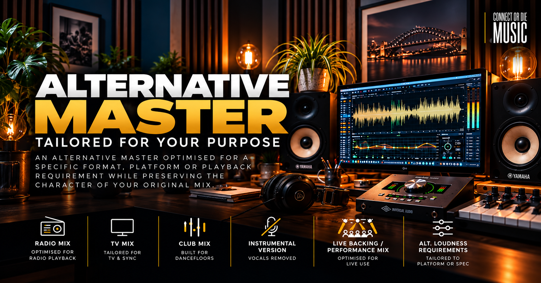 Alternative master for 1 x song