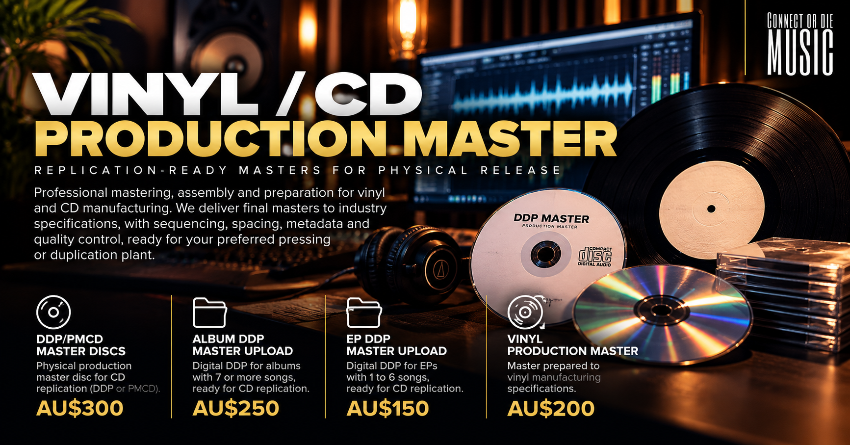 Vinyl / CD Production Master