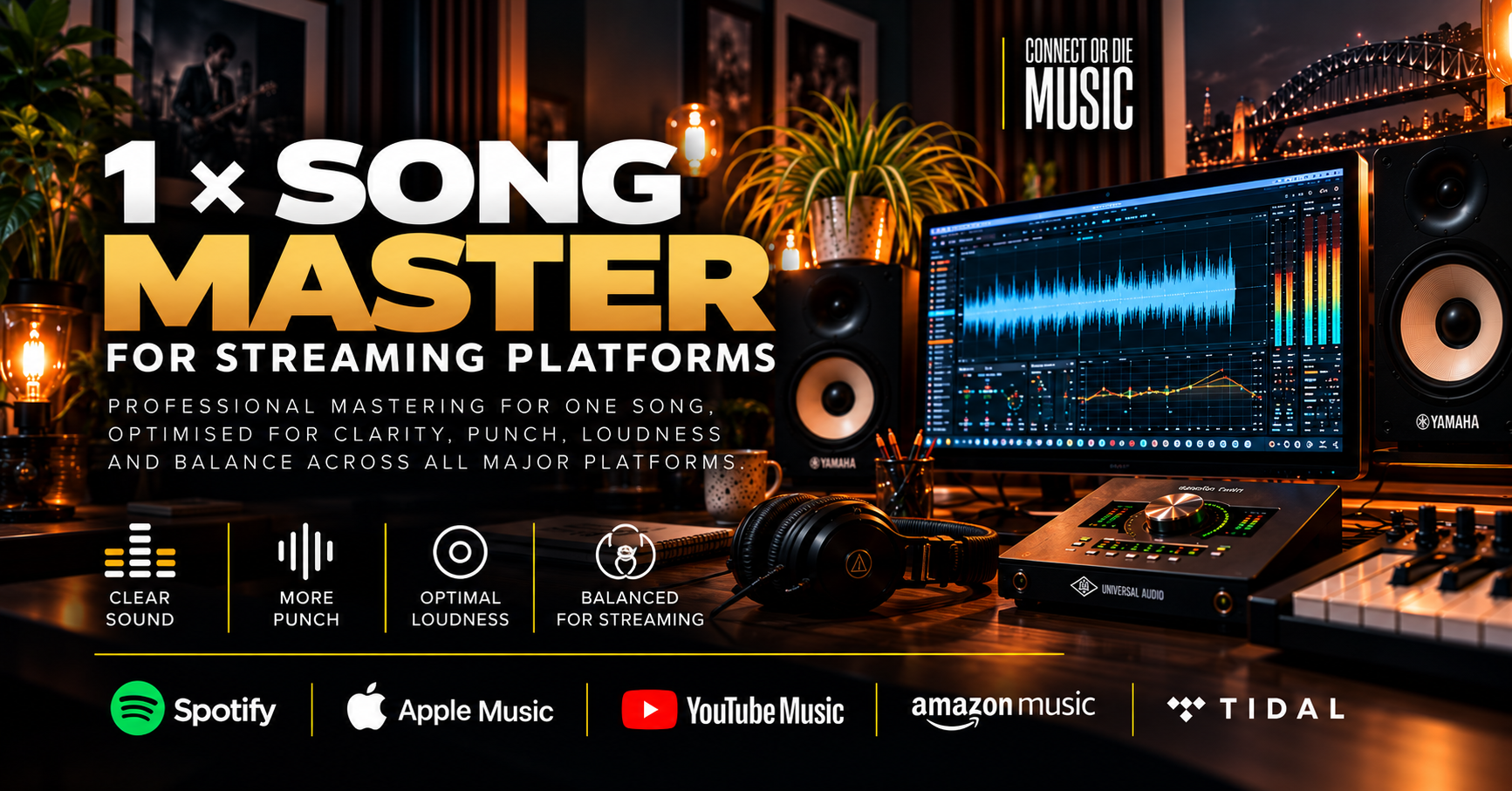 1 x song master for streaming platforms