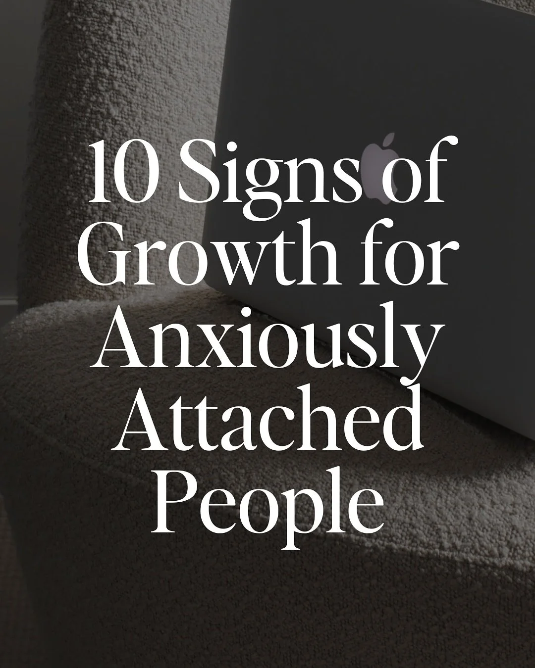 Healing anxious attachment doesn&rsquo;t always look like a dramatic transformation (in fact, it rarely does!). More often, it takes the form of quiet, steady shifts in how you relate to yourself, your emotions, and others.

You start to feel more gr