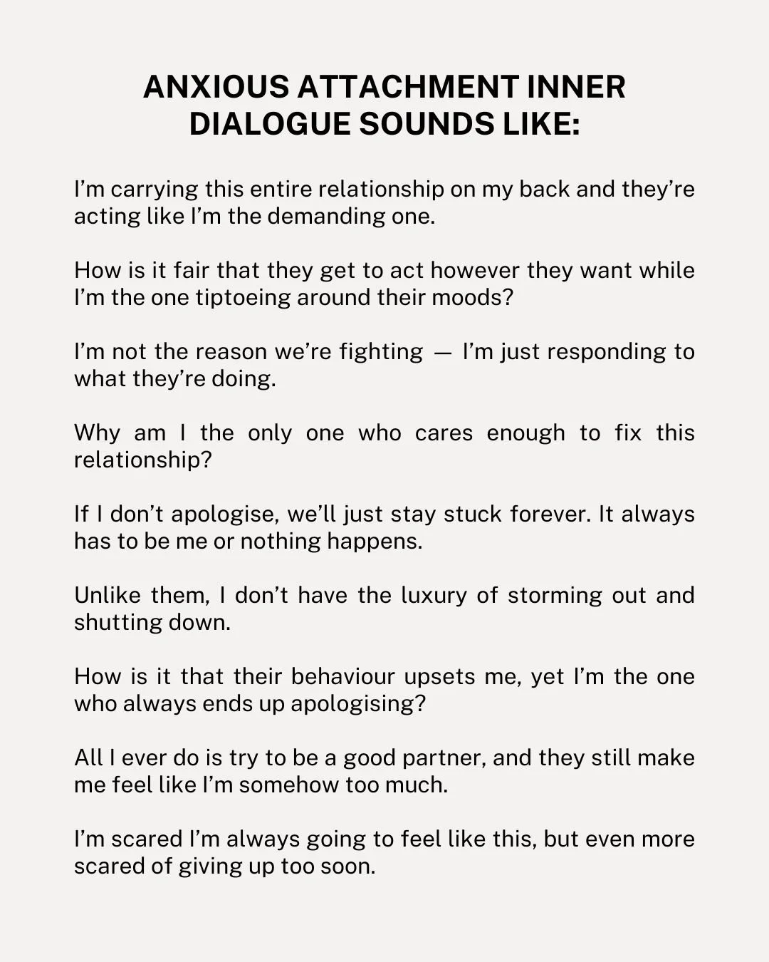Hi friend, yes, I see you! It&rsquo;s confronting to notice how quickly we can slip into that wounded, resentful inner dialogue &mdash; the one that says I&rsquo;m doing everything and they&rsquo;re doing nothing, how can I possibly be part of the pr