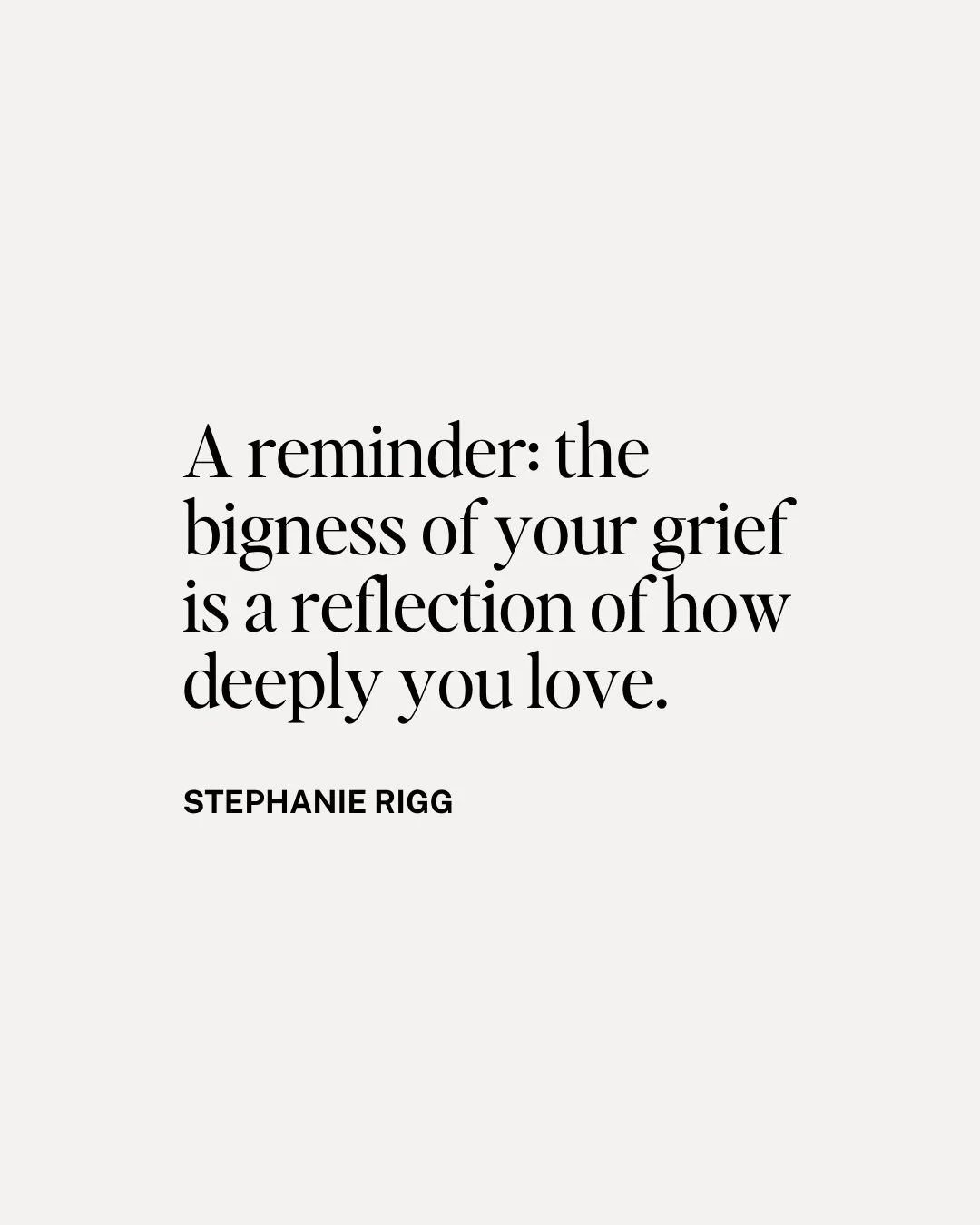 Grief after a break-up (or any loss) is so big, and has many layers. It&rsquo;s about so much more than just missing a person &mdash; it&rsquo;s a mourning of all the parts of yourself and your life that you learned to navigate through the lens of th