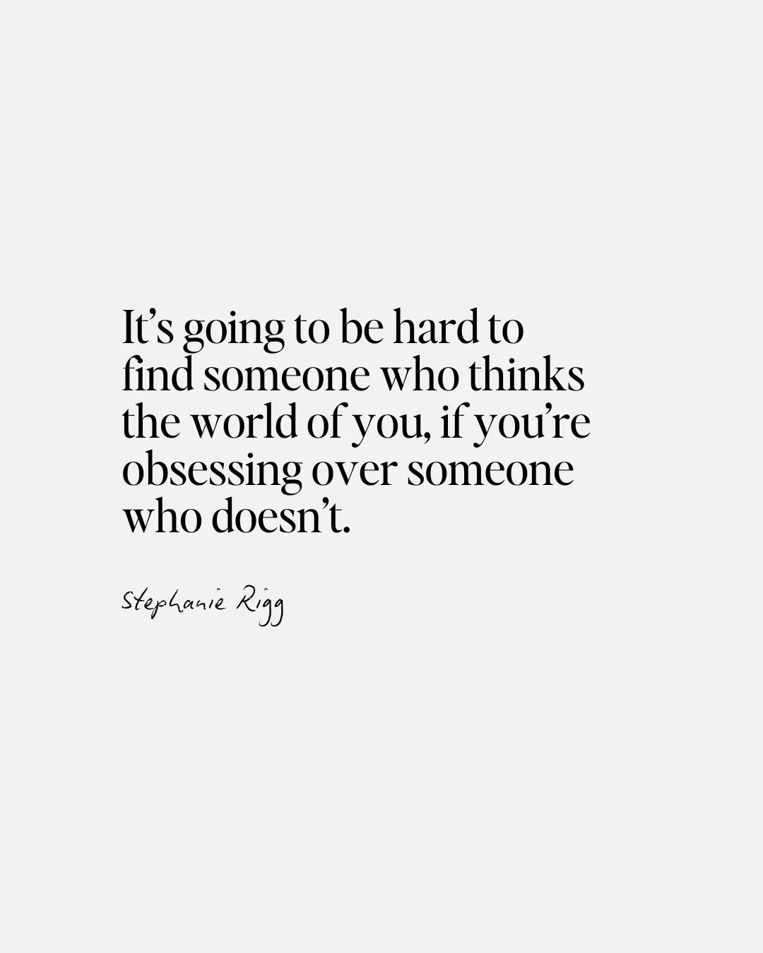 There&rsquo;s a real cost to staying emotionally invested in someone who can&rsquo;t or won't choose you.

Not only in the obvious pain of longing, hurt, and disappointment, but in how it keeps your attention anchored to unavailability &mdash; which 