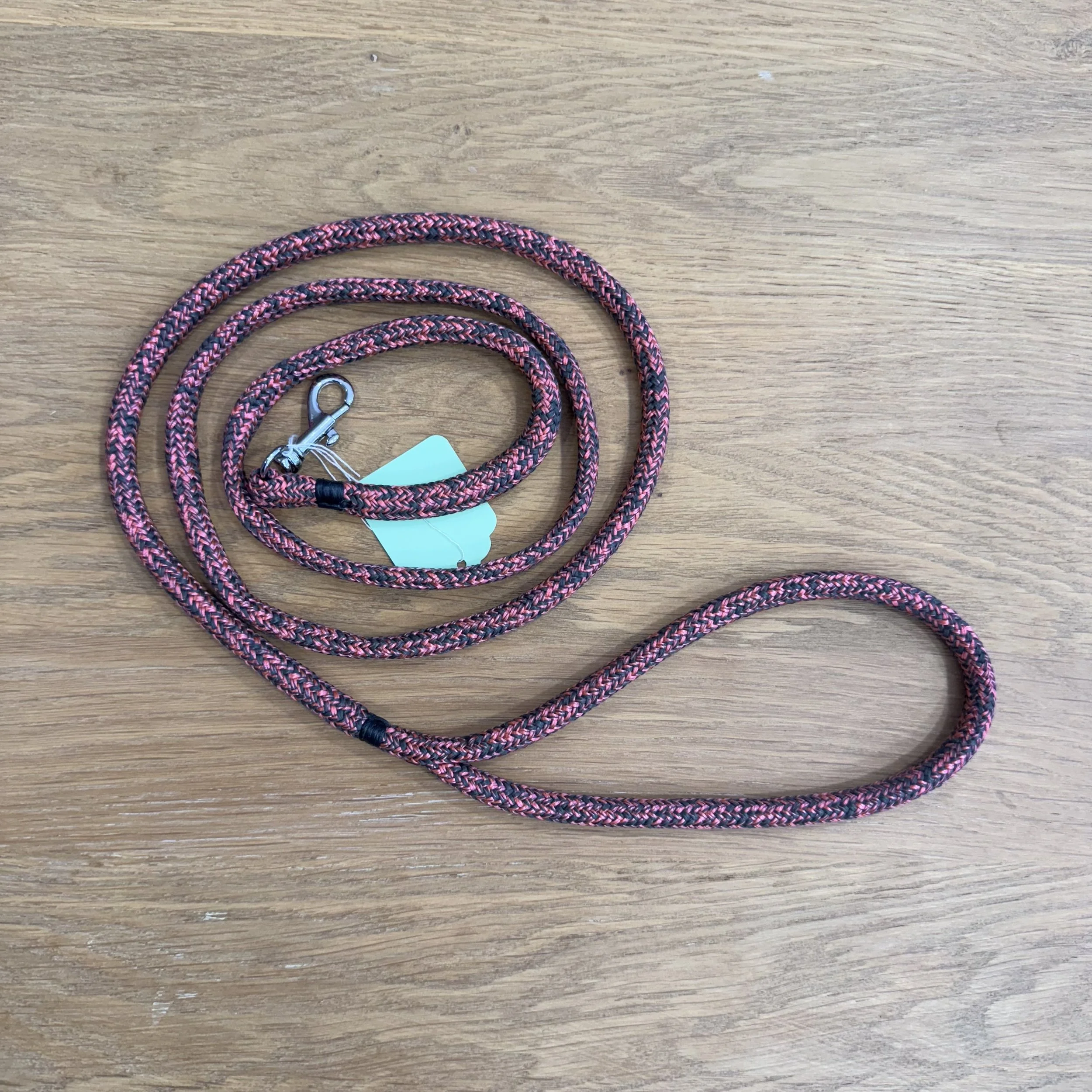 Pink and Black Puppy Lead