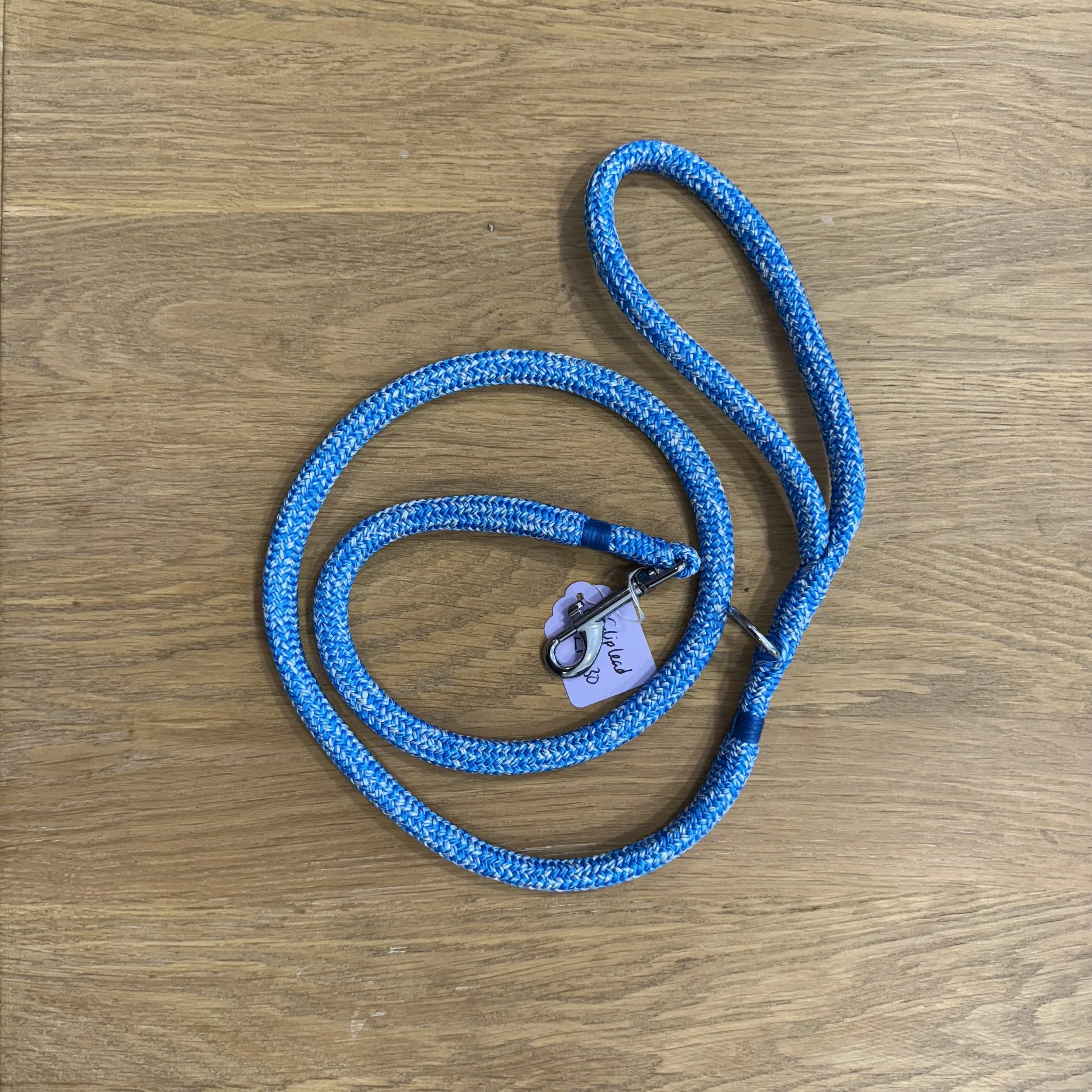 Blue and White Clip lead 130mm
