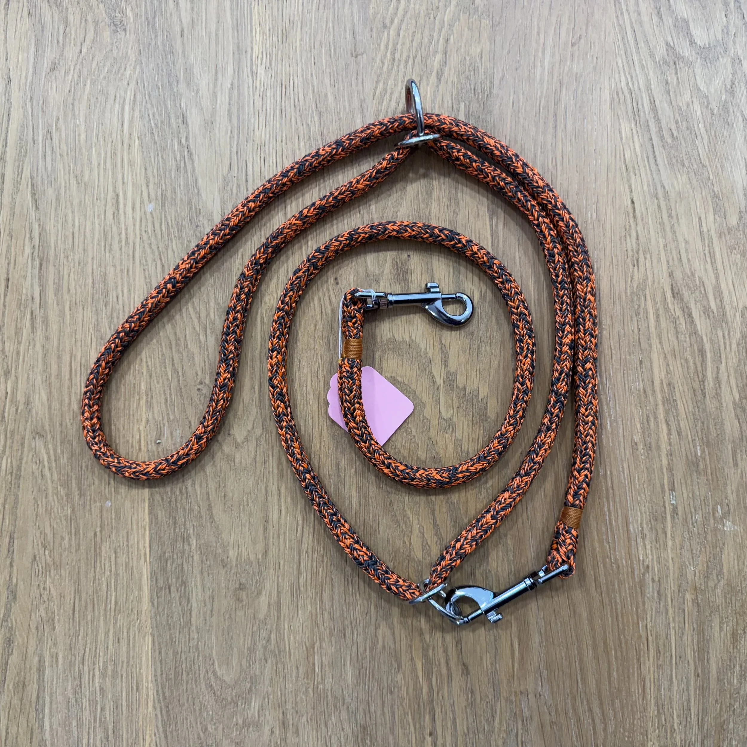 Orange and Black Adjustable Lead