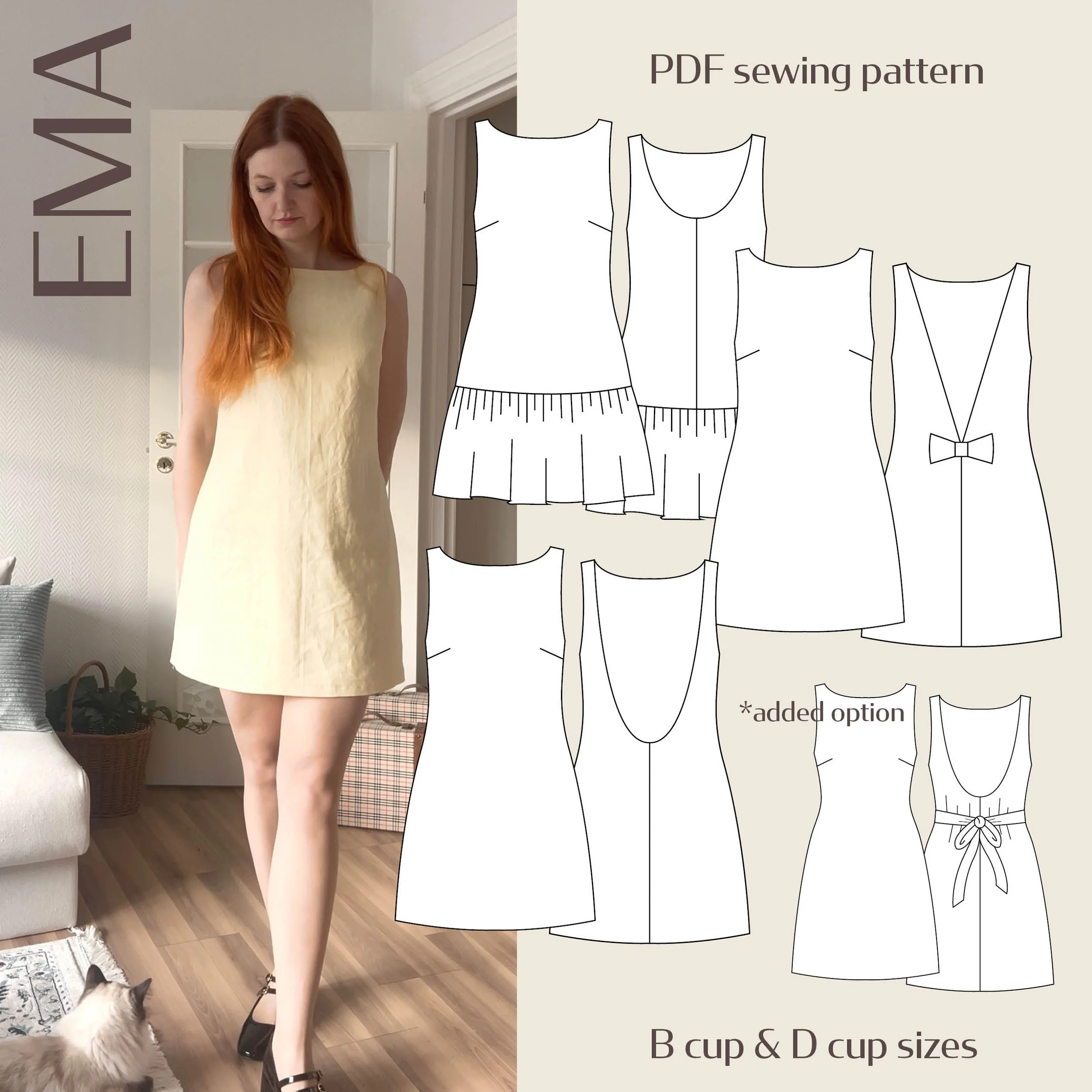 The Ema Pattern - Digital Pattern (B and D size range)